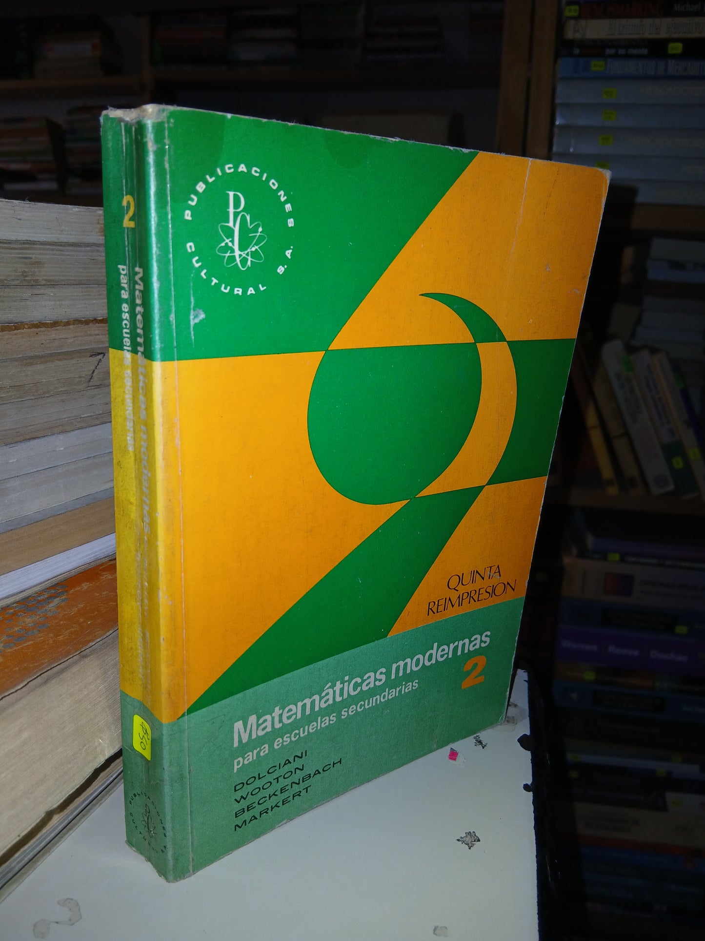 MATEMÁTICAS MODERNAS PARA ESCUELAS SECUNDARIAS 2 (VARIOS AUTORES) USADO MATEMÁTICAS LITERARIO 207