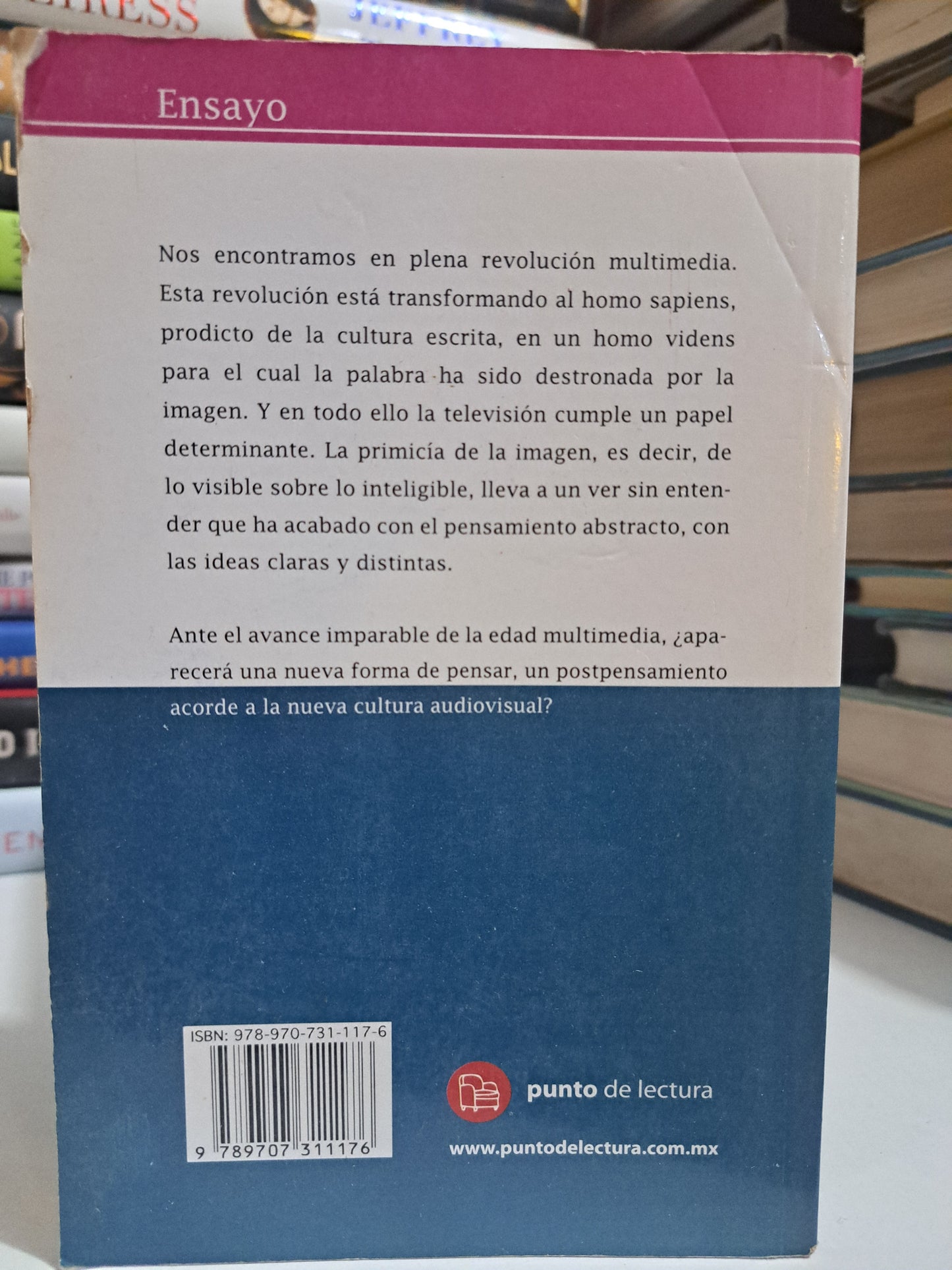 HOMO VIDENS LA SOCIEDAD TELEDIRIGIDA GIOVANNI SARTORI USADO NOVELA JUÁREZ