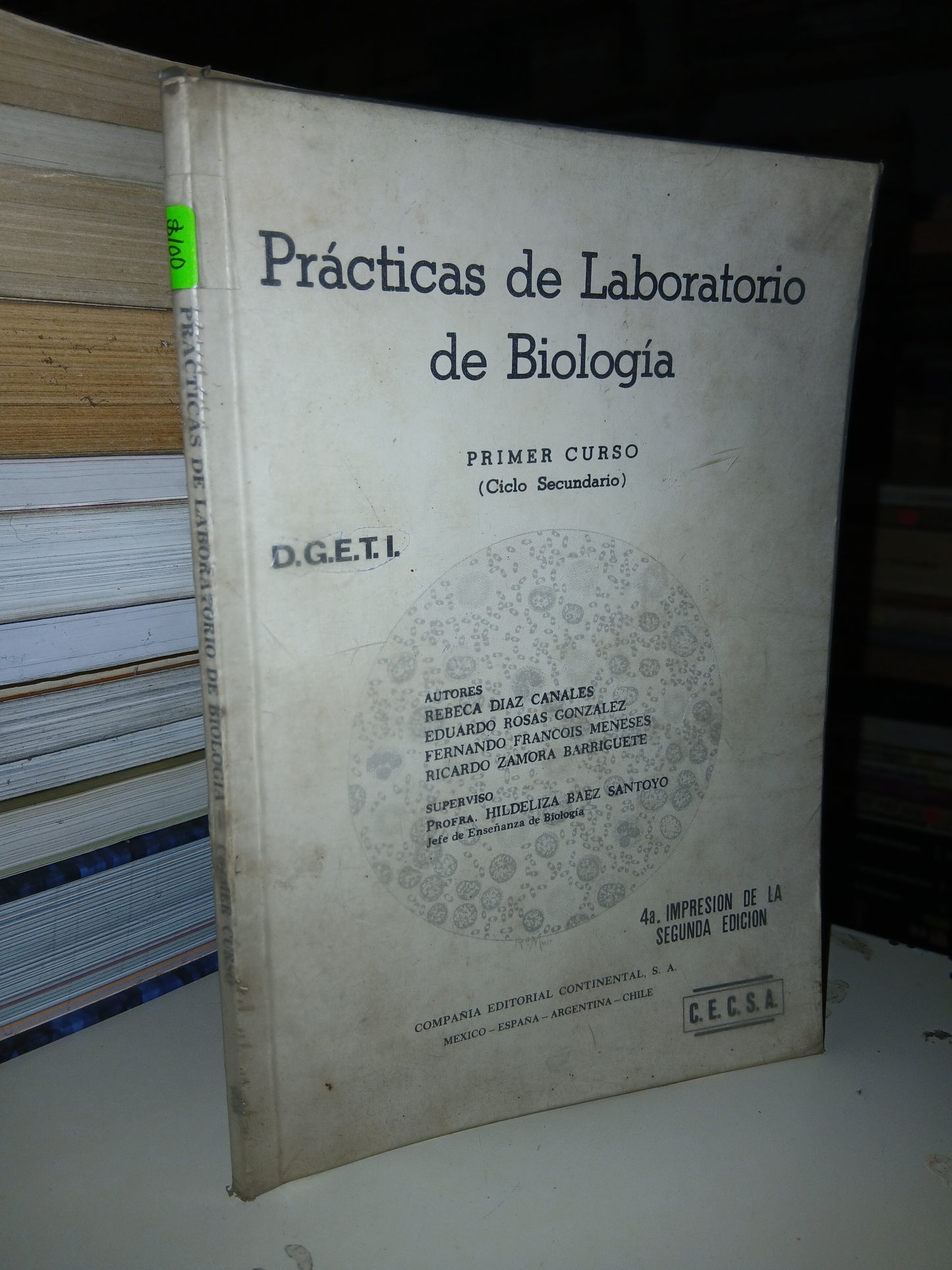 PRÁCTICAS DE LABORATORIO DE BIOLOGÍA PRIMER CURSO (VARIOS AUTORES) USADO BIOLOGÍA LITERARIO 207