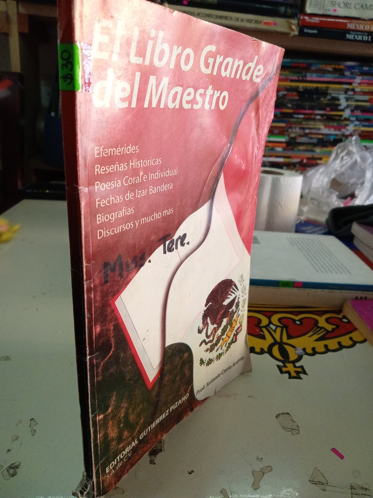 EL LIBRO GRANDE DEL MAESTRO POR ANTONIO CORRO ARENAS USADO EDUCACIÓN LITERARIO 207