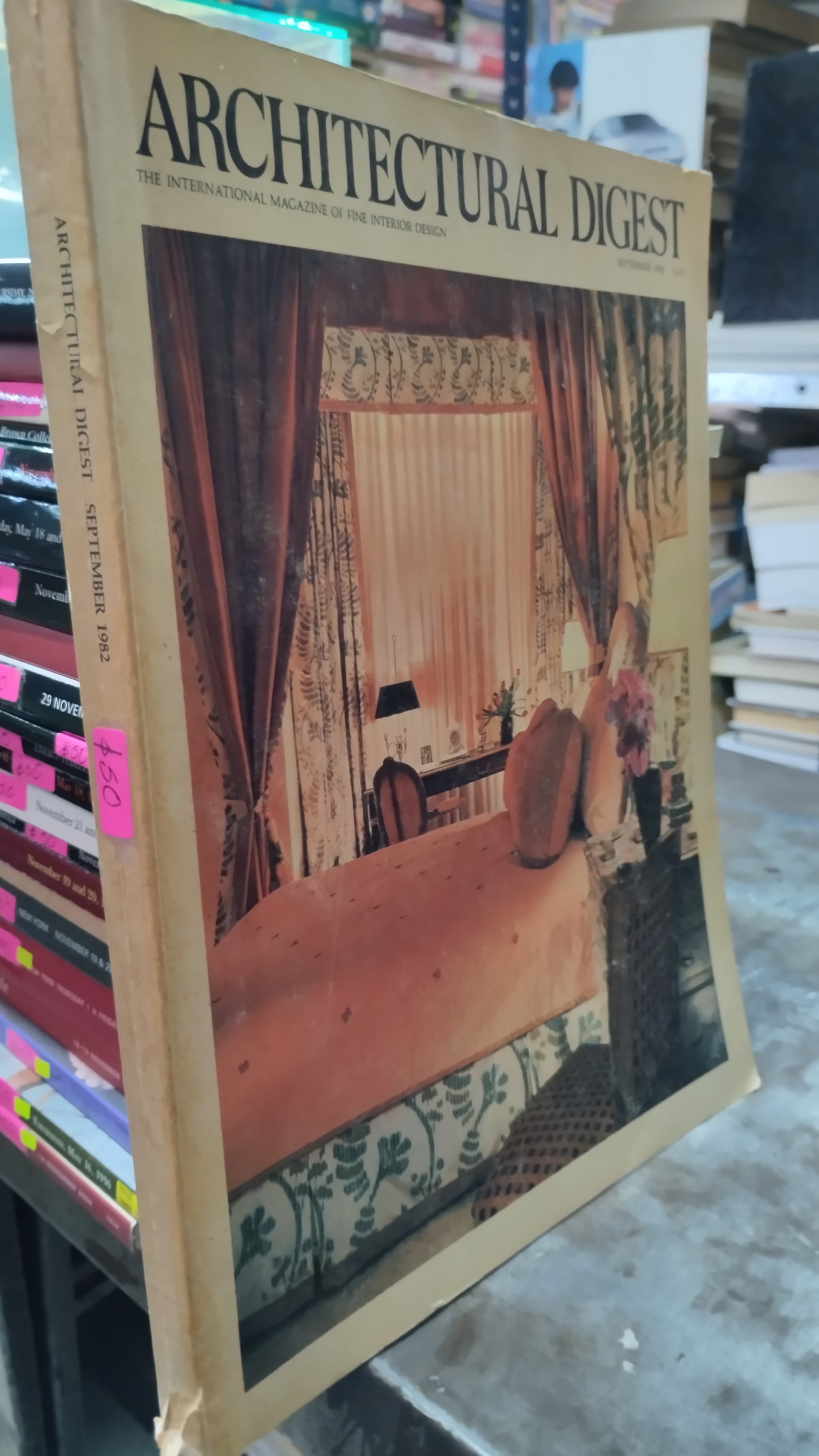 ARCHITECTURAL DIGEST SEPTEMBER 1982 LIBRO USADO ARTE ALDAMA