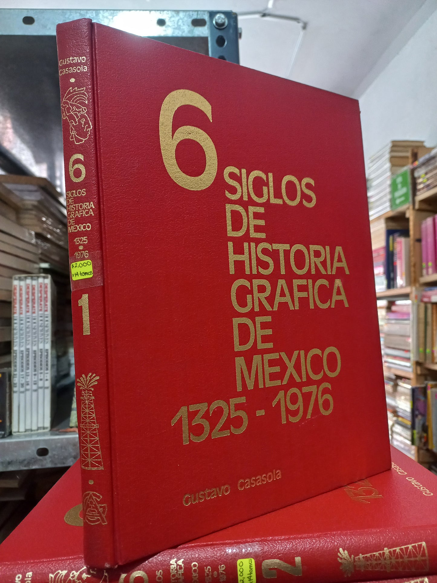 6 SIGLOS DE HISTORIA GRÁFICA DE MÉXICO 1325-1976 (14 TOMOS) POR GUSTAVO CASASOLA USADO HISTORIA LITERARIO 305