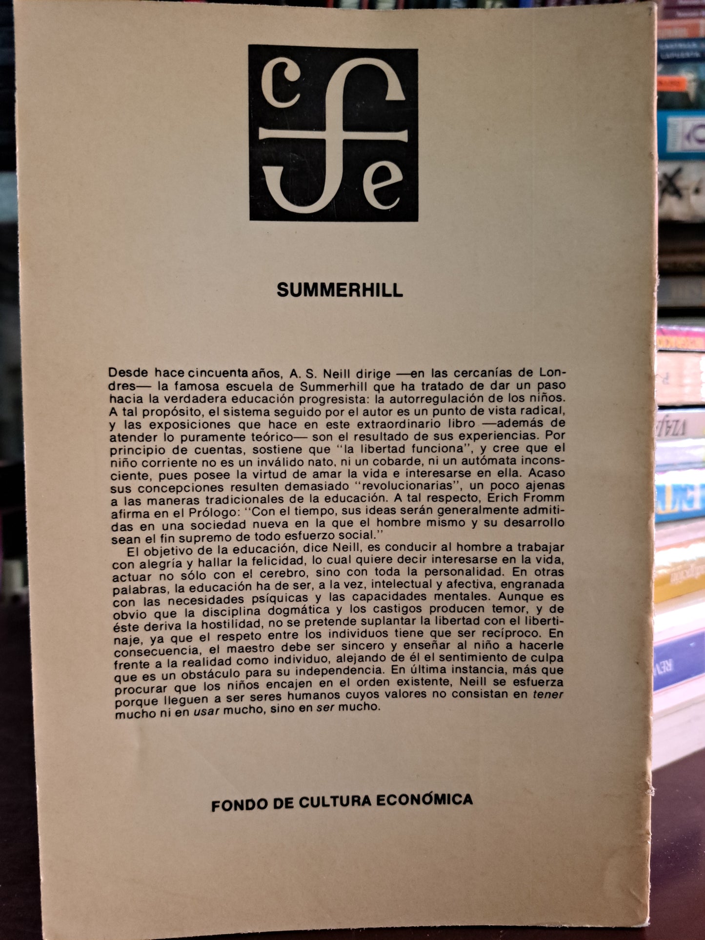 SUMMERHILL A.S.NEIL USADO PSICOLOGÍA LITERARIO 305
