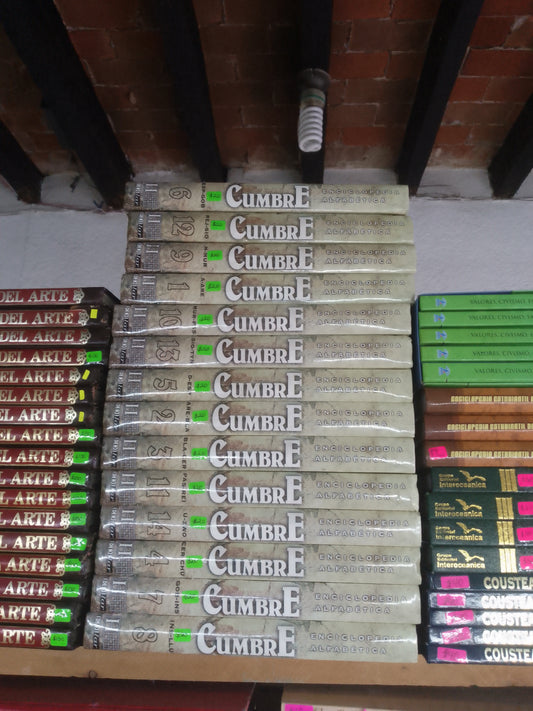 ENCICLOPEDIA ALFABÉTICA  CUMBRE 14 VOLÚMENES/$$20 C/U USADO ENCICLOPEDIAS LITERARIO 207