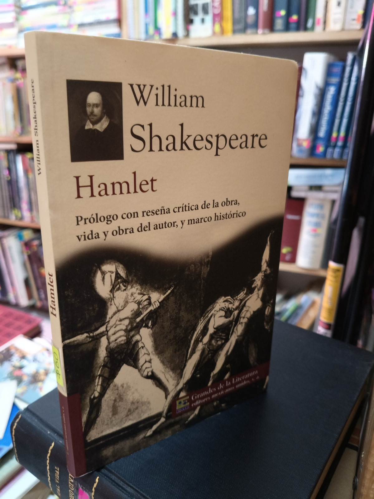 HAMLET PROLOGO CON RESEÑA CRITICA DE LA OBRA VIDA Y OBRA DEL AUTOR Y MARCO HISTORICO WILLIAM SHAKESPEARE USADO NOVELA LITERARIO 305