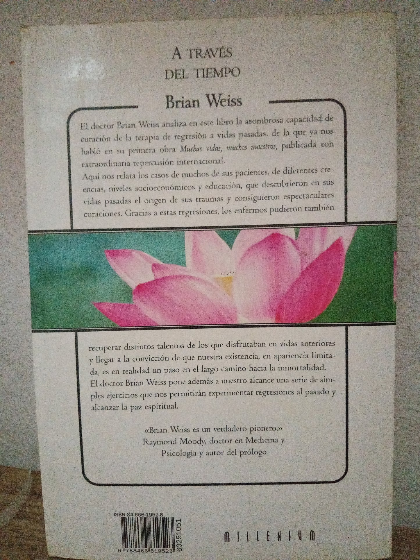 A TRAVES DEL TIEMPO BRIAN WEISS USADO S.PERSONAL LITERARIO 305