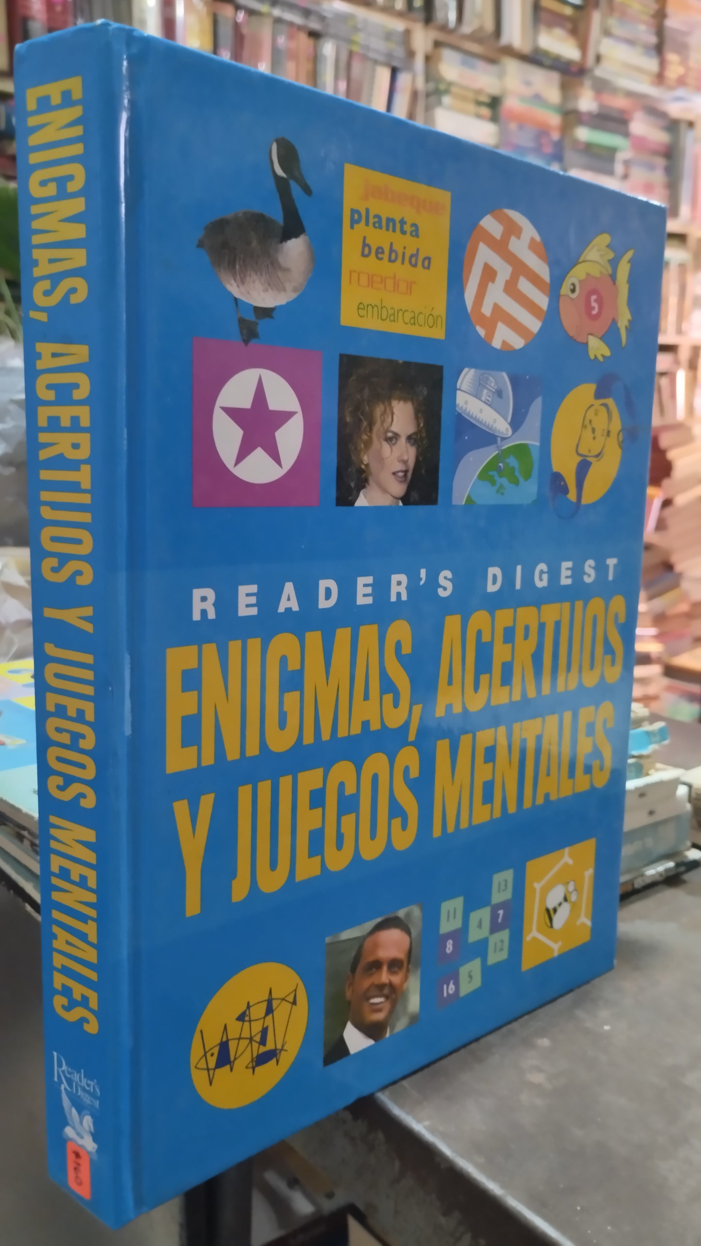 ENIGMAS ACERTIJOS Y JUEGOS MENTALES POR EDITORIAL READERS DIGEST LIBRO USADO CIENCIA ALDAMA