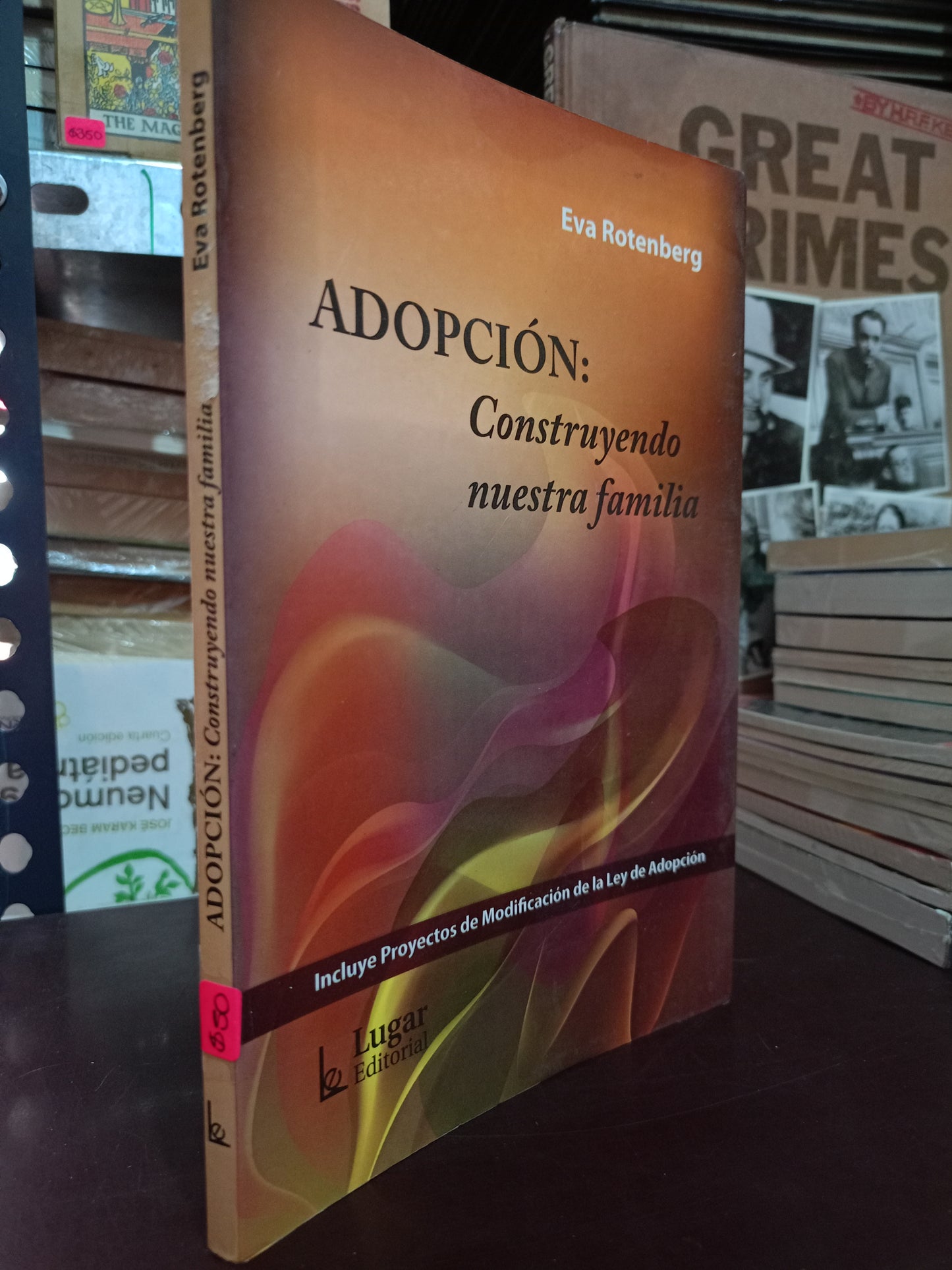 ADOPCIÓN: CONSTRUYENDO NUESTRA FAMILIA POR EVA ROTENBERG USADO PSICOLOGÍA LITERARIO 305
