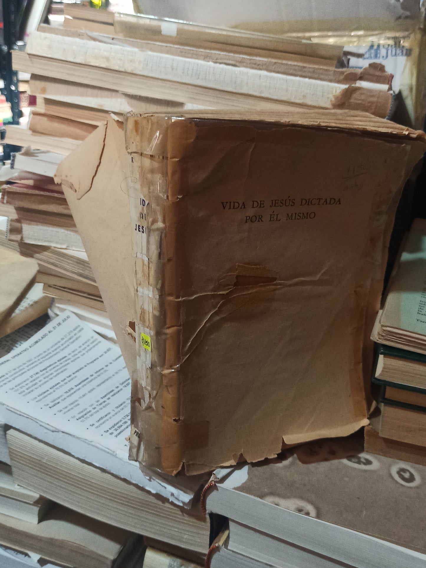 VIDA DE JESÚS DICTADA POR EL MISMO USADO ANTIGUOS ALDAMA