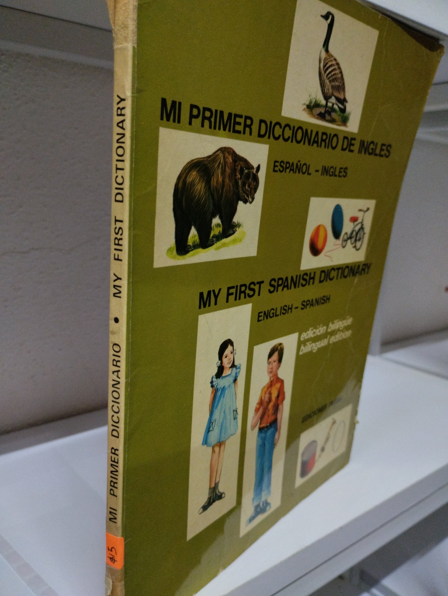 MI PRIMER DICCIONARIO EN INGLES MY FIRST SPANISH DICTIONARY USADO IDIOMAS JUAREZ 515