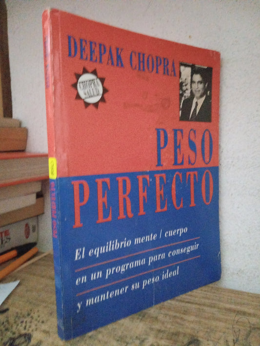 PESO PERFECTO DEEPAK CHOPRA USADO S PERSONAL LITERARIO 305