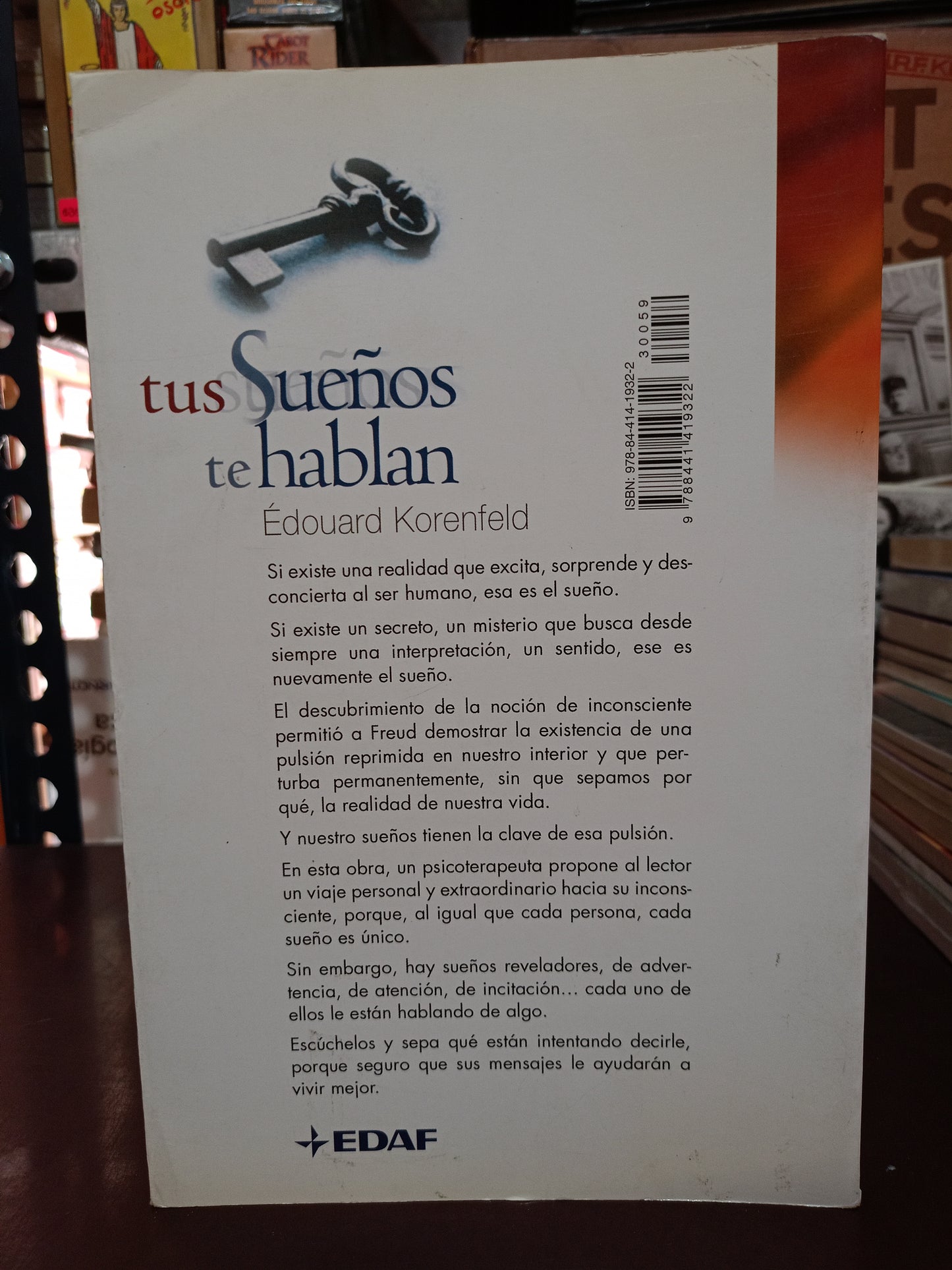 TUS SUEÑOS TE HABLAN POR ÉDOUARD KORENFELD USADO SUPERACIÓN PERSONAL LITERARIO 305