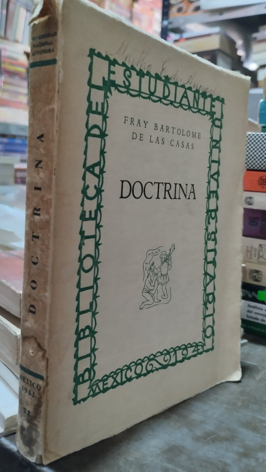 DOCTRINA POR FRAY BARTOLOME DE LAS CASAS LIBRO USADO HISTORIA ALDAMA