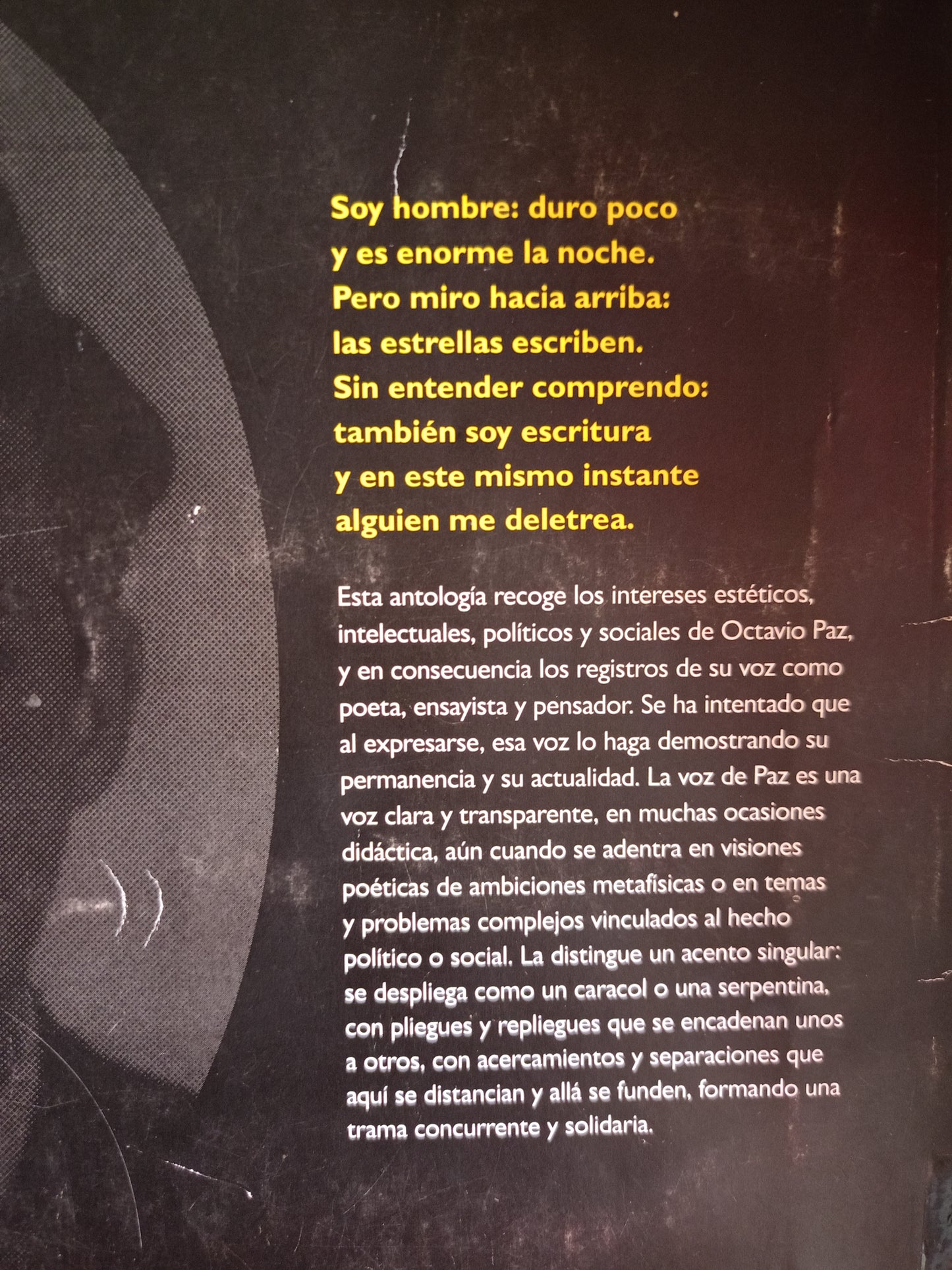 PALABRAS EN ESPIRAL POR OCTAVIO PAZ USADO POESIA LITERARIO #305