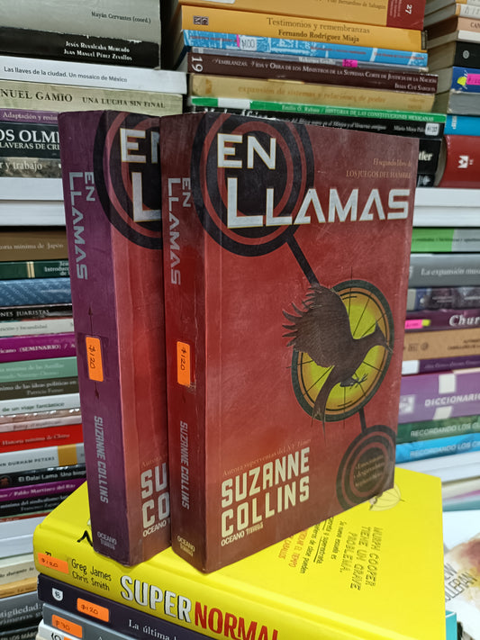 EN LLAMAS POR SUZANNE COLLINS USADO NOVELA JUAREZ 515