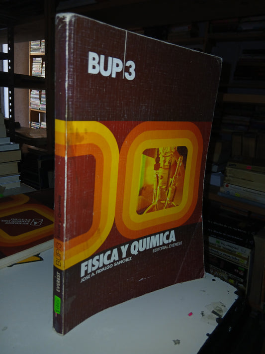 FÍSICA Y QUÍMICA (BUP TERCER CURSO) POR JOSÉ A. FIDALGO SÁNCHEZ USADO FÍSICA LITERARIO 207