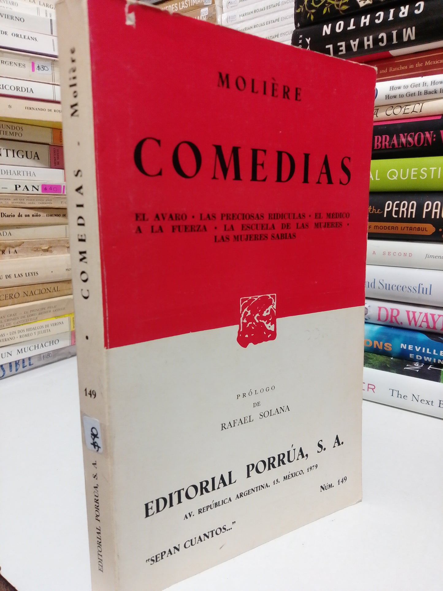 COMEDIAS POR MOLIERE USADO NOVELA JUÁREZ