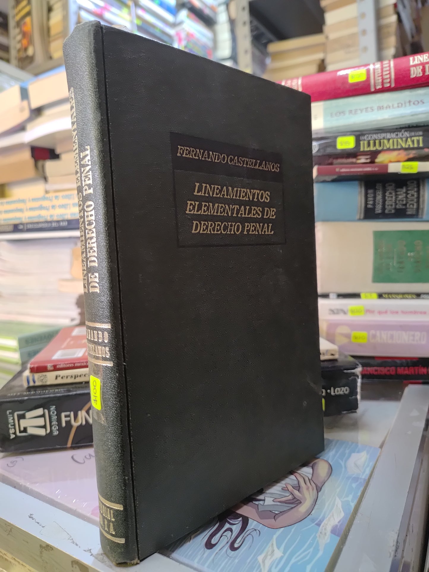 LINEAMIENTOS ELEMENTALES DE DERECHO PENAL POR FERNANDO CASTELLANOS USADO DERECHO JUAREZ 515