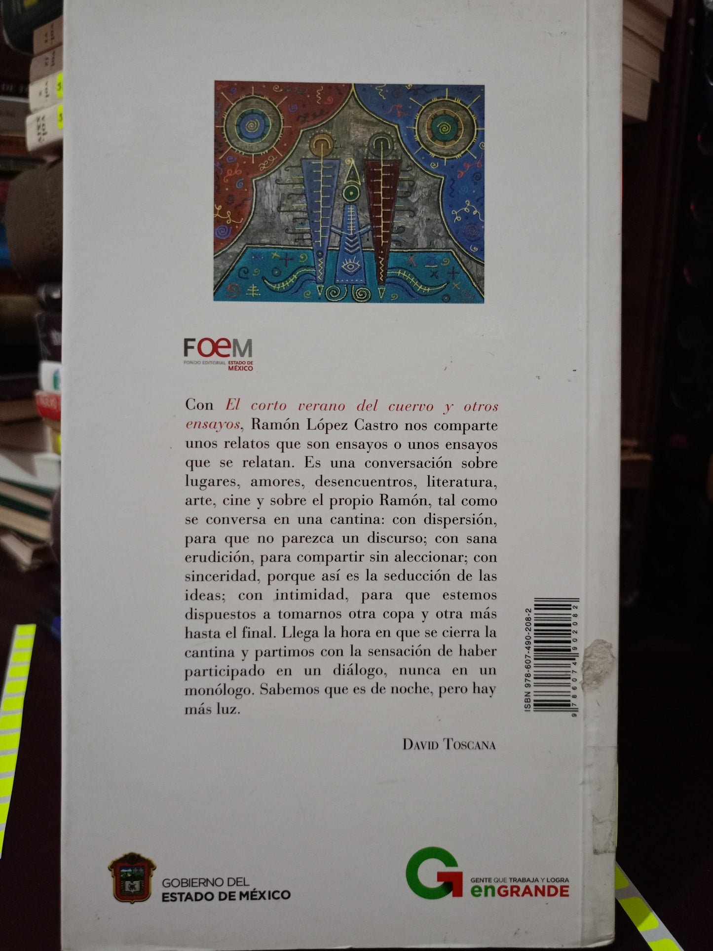 EL CORTO VERANO DEL CUERVO Y OTROS ENSAYOS RAMÓN LÓPEZ CASTRO USADO NOVELA LITERARIO 305