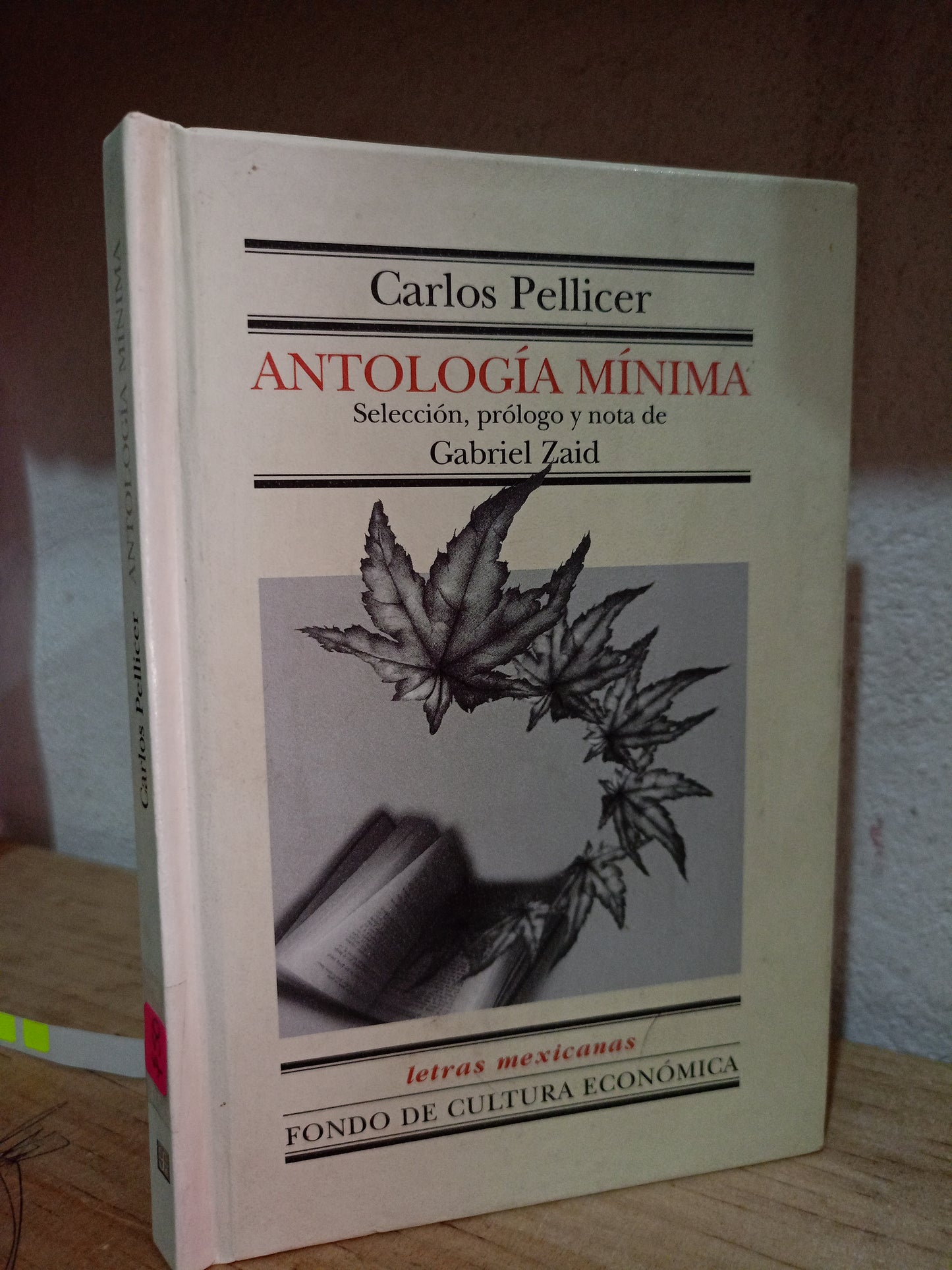 ANTOLOGIA MINIMA POR CARLOS PELLICER USADO POESIA LITERARIO 305