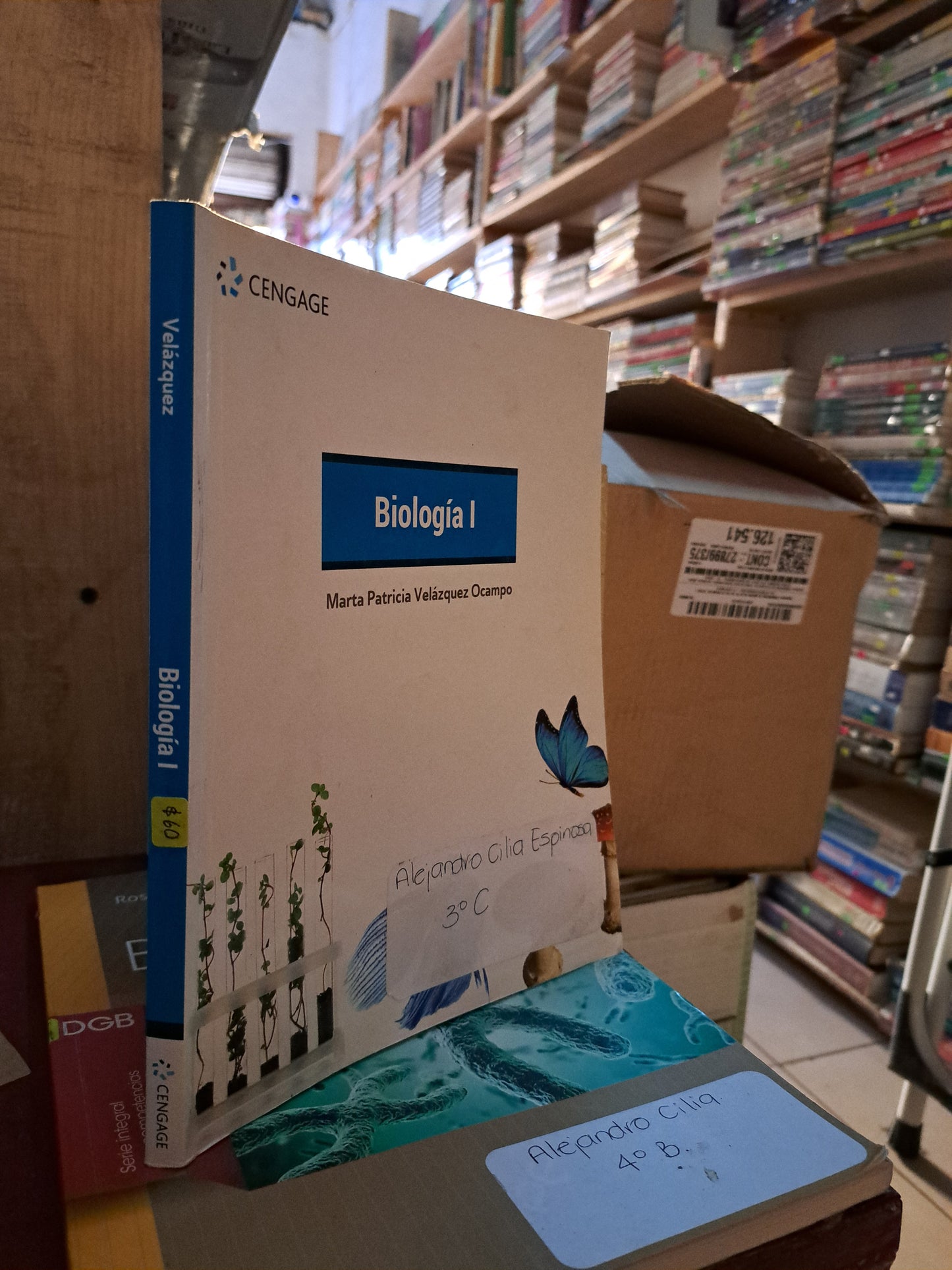 BIOLOGIA I MARTA PATRICIA VELÁZQUEZ OCAMPO USADO BIOLOGÍA LITERARIO 207