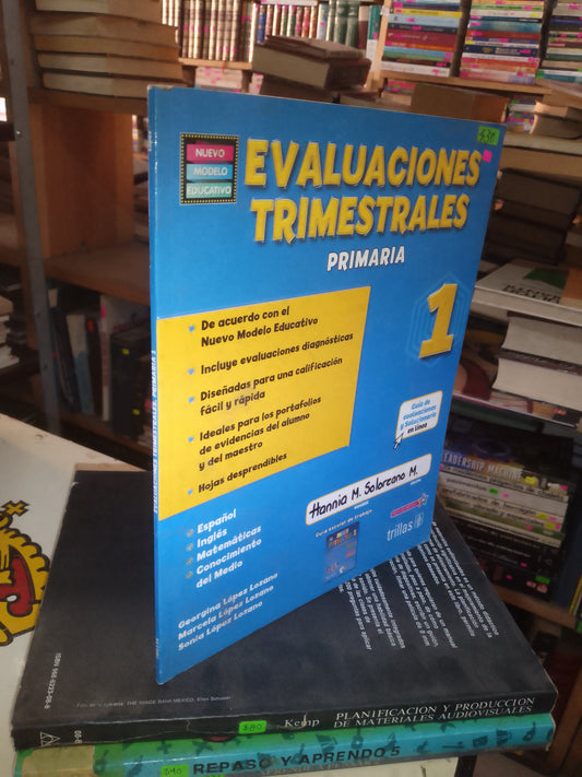 EVALUACIONES TRIMESTRALES PRIMARIA 1 (VARIOS AUTORES) USADO EDUCACIÓN LITERARIO 207