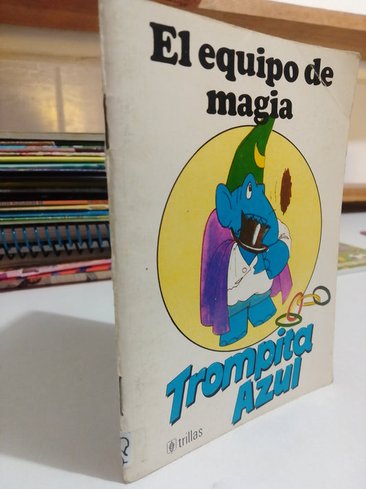 EL EQUIPO DE MAGIA TROMPITA AZUL USADO INFANTIL JUAREZ