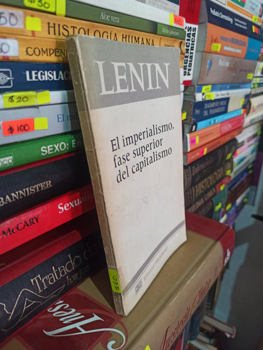EL IMPERIALISMO, FASE SUPERIOR DEL CAPITALISMO POR EDITORIAL PROGRESO USADO SOCIOLOGÍA LITERARIO 305
