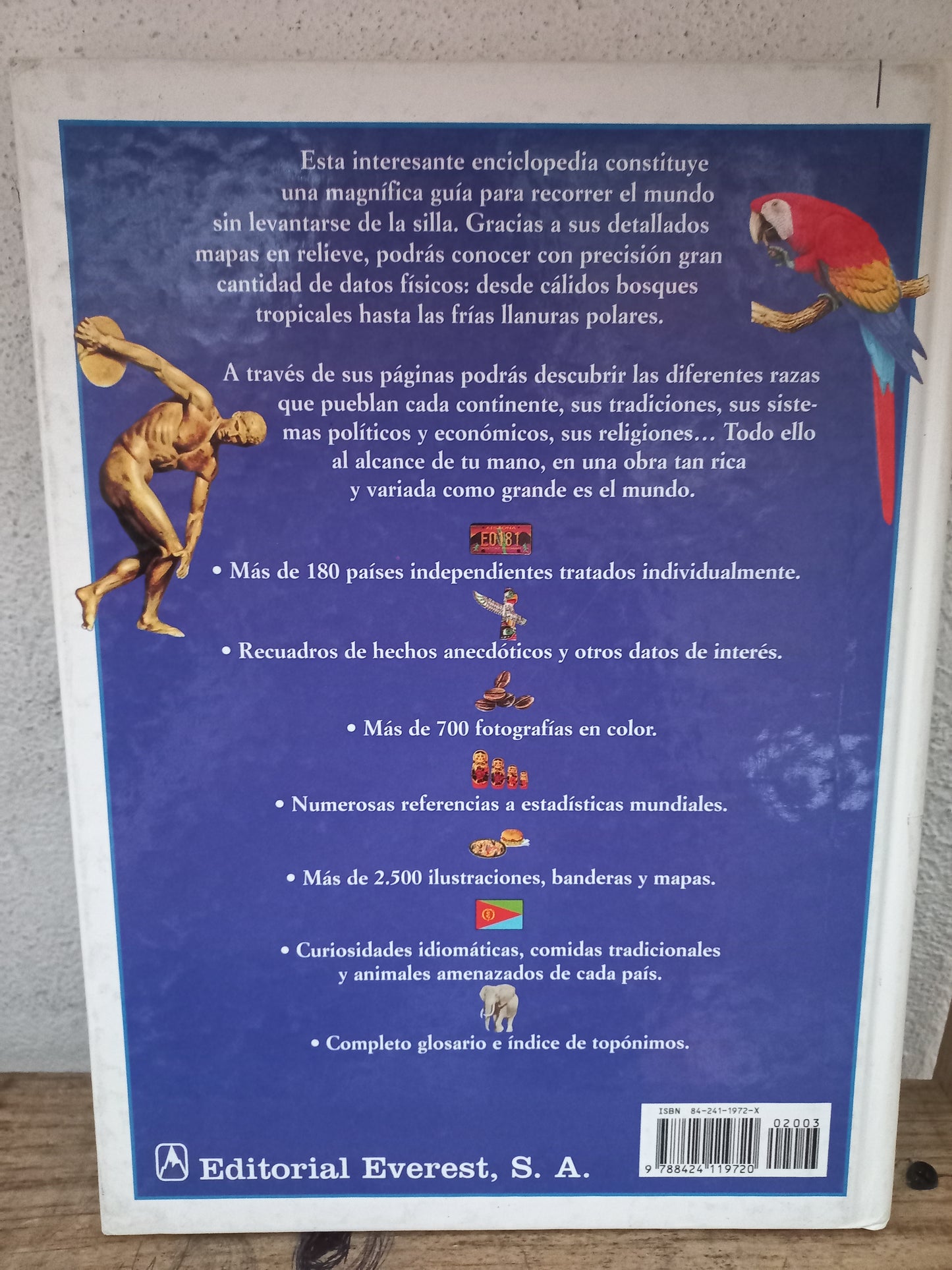 ENCICLOPEDIA DE LOS PAÍSES DEL MUNDO ÁFRICA I Y II POR SUE GRABHAM USADO HISTORIA LITERARIO 305