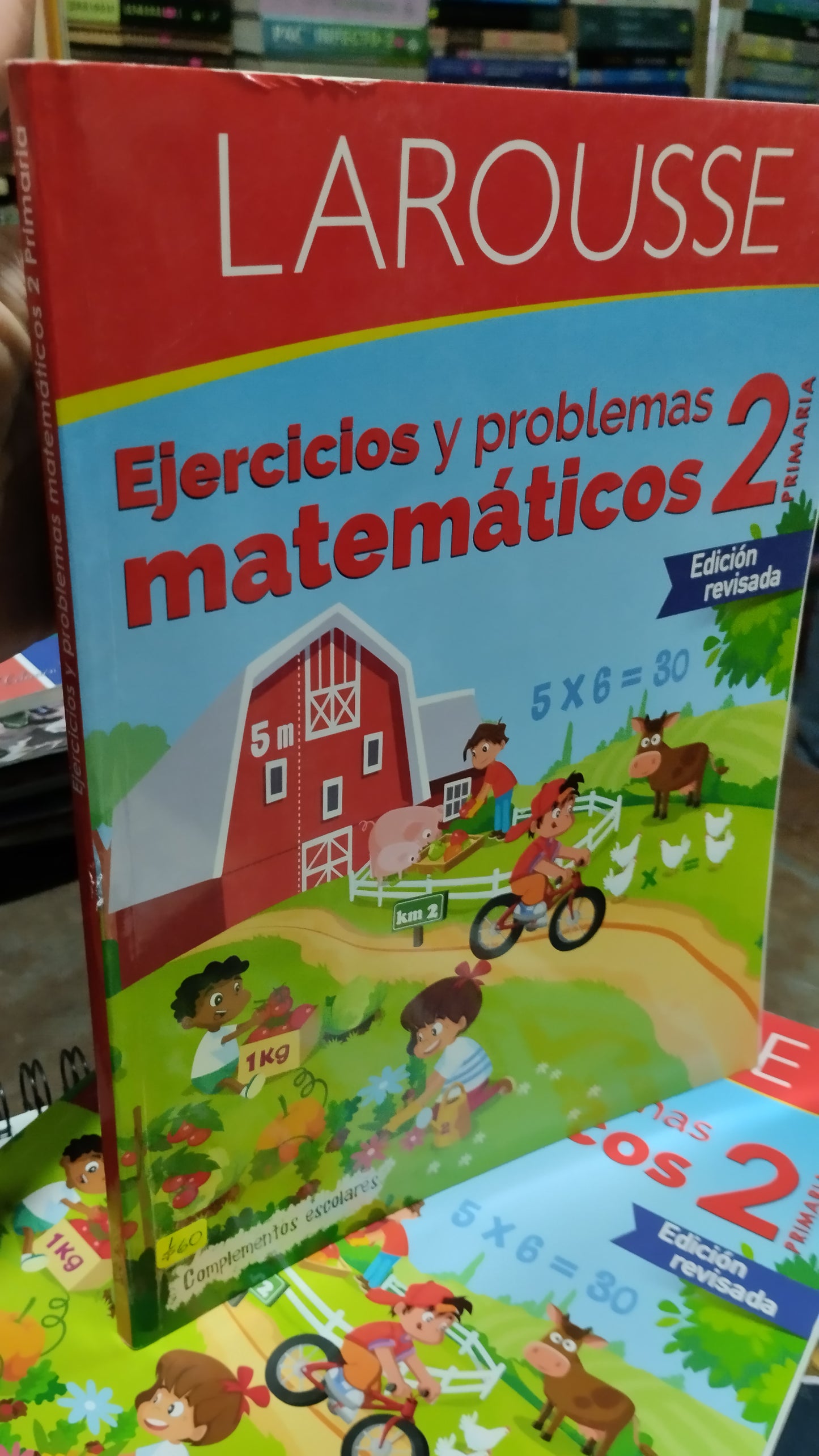 EJERCICIOS Y PROBLEMAS MATEMATICOS 2 LIBRO USADO INFANTIL ALDAMA