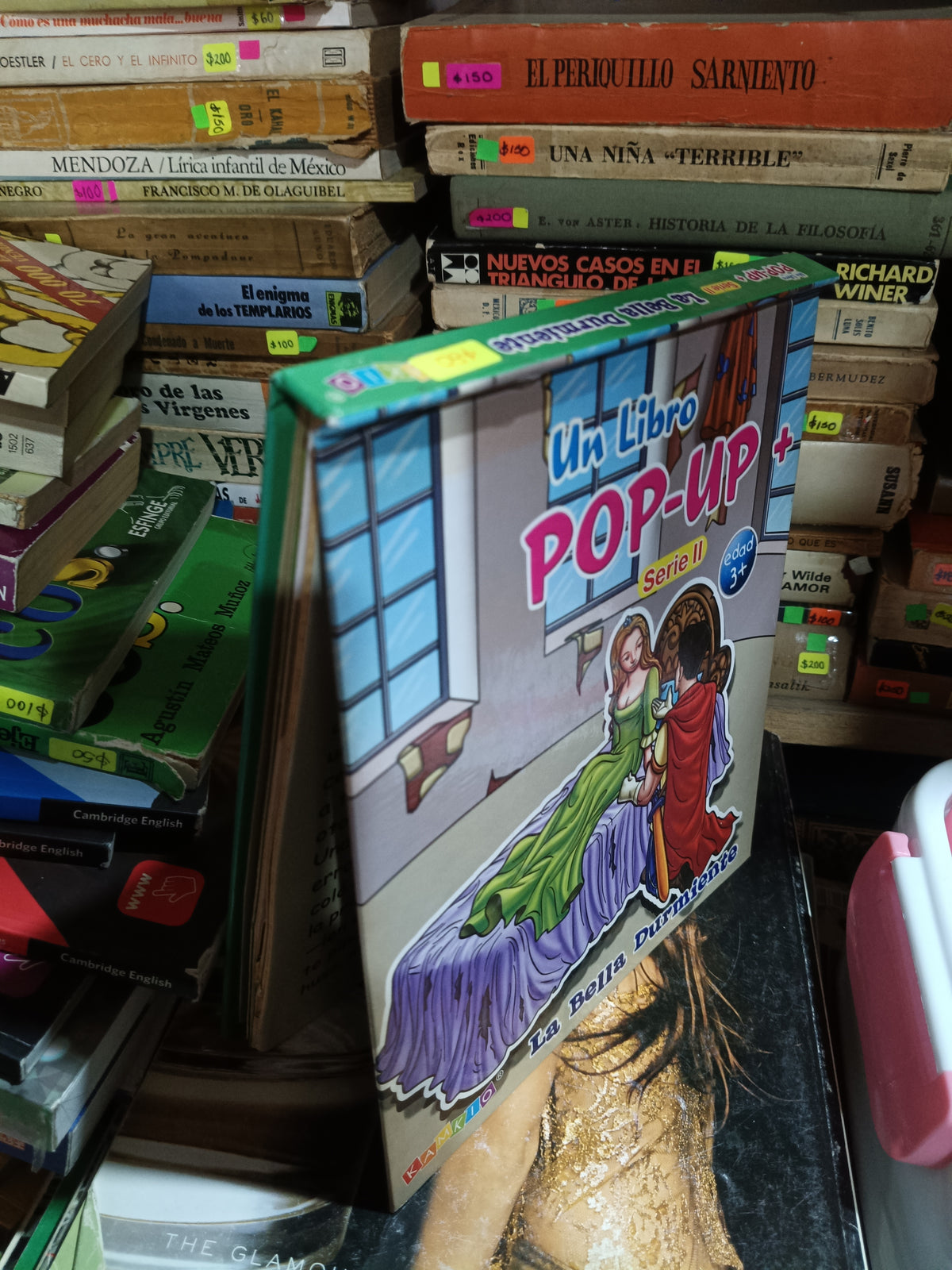 UN LIBRO POP UP SERIE II LA BELLA DURMIENTE USADO INFANTIL ALDAMA