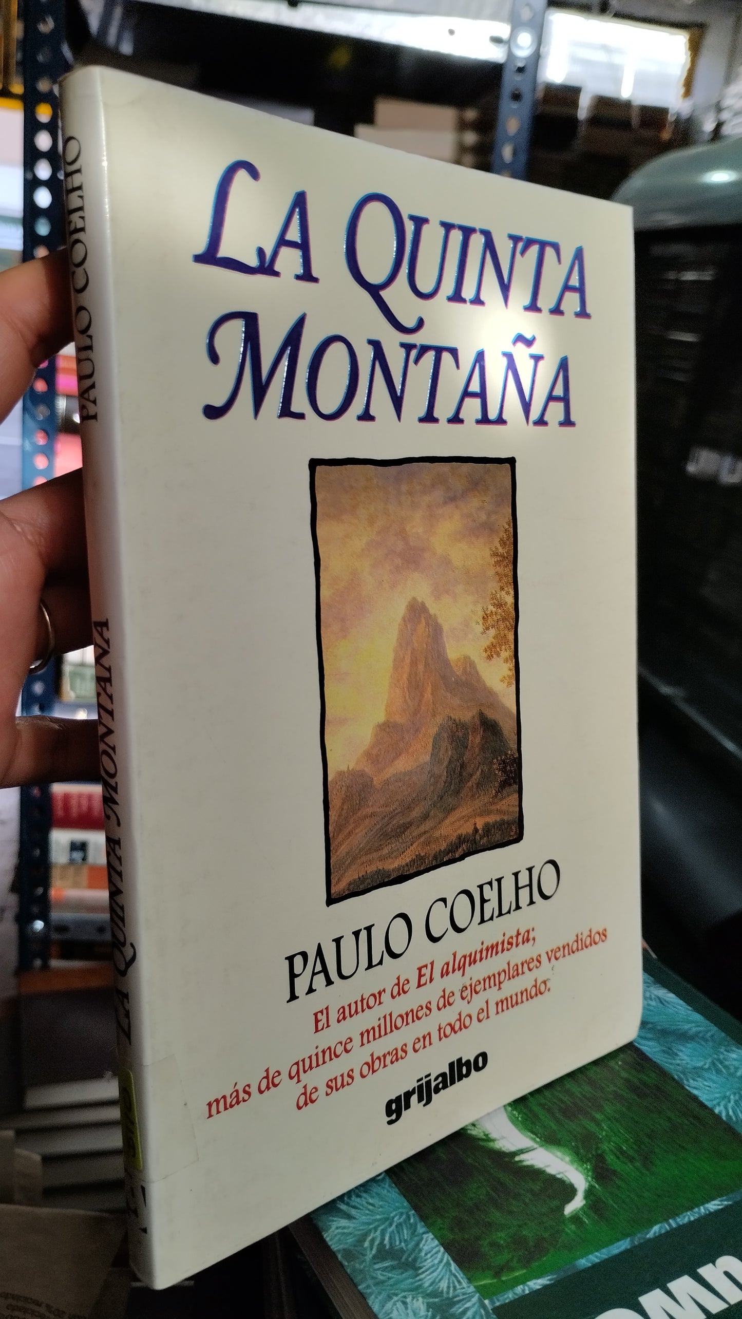 LA QUINTA MONTAÑA POR PAULO COELHO LIBRO USADO SUPERACION PERSONAL ALDAMA