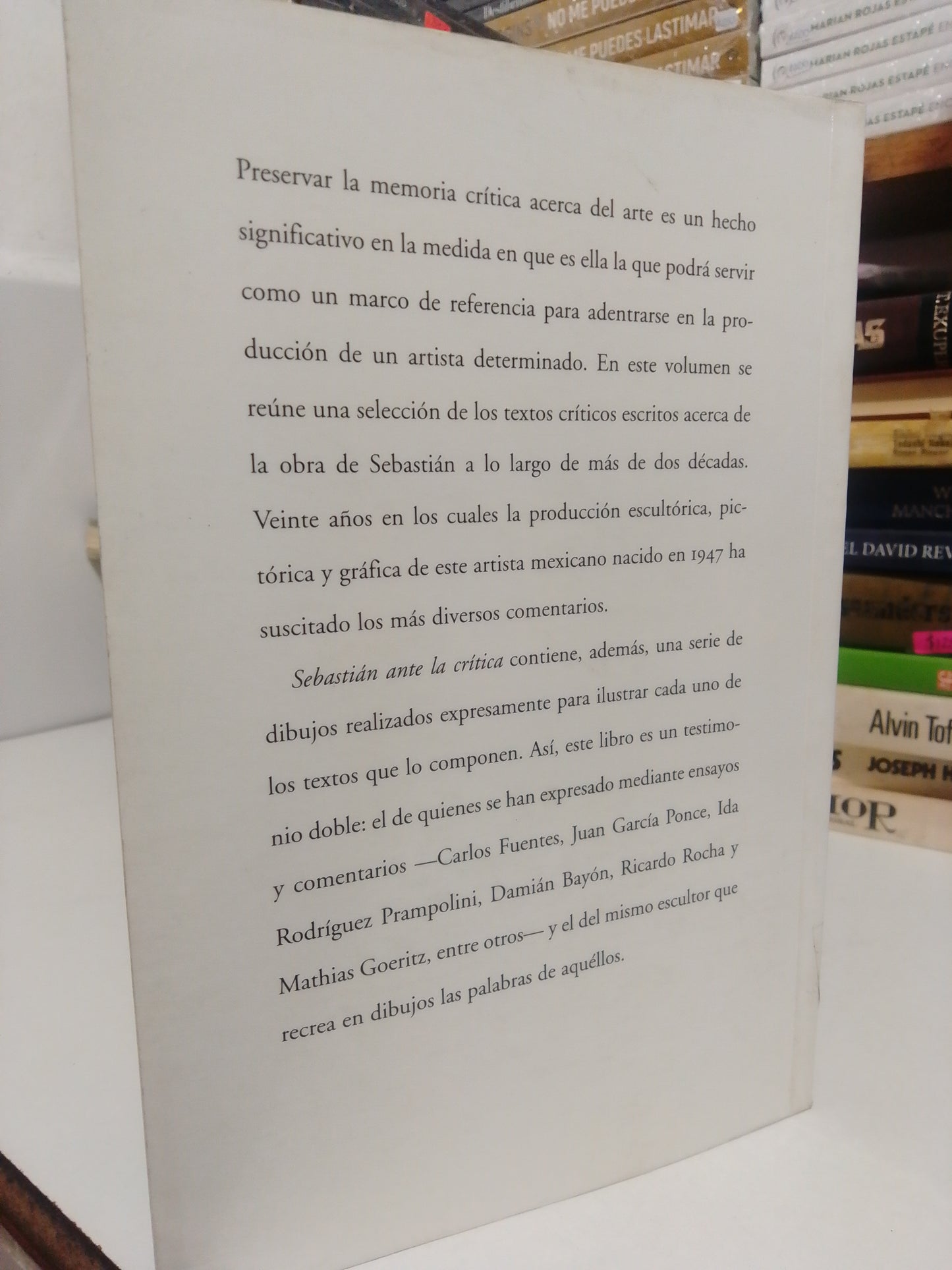 SEBASTIÁN ANTE LA CRÍTICA ANTOLOGÍA DE TEXTOS POR ROBERTO BALLARINO USADO NOVELA JUÁREZ