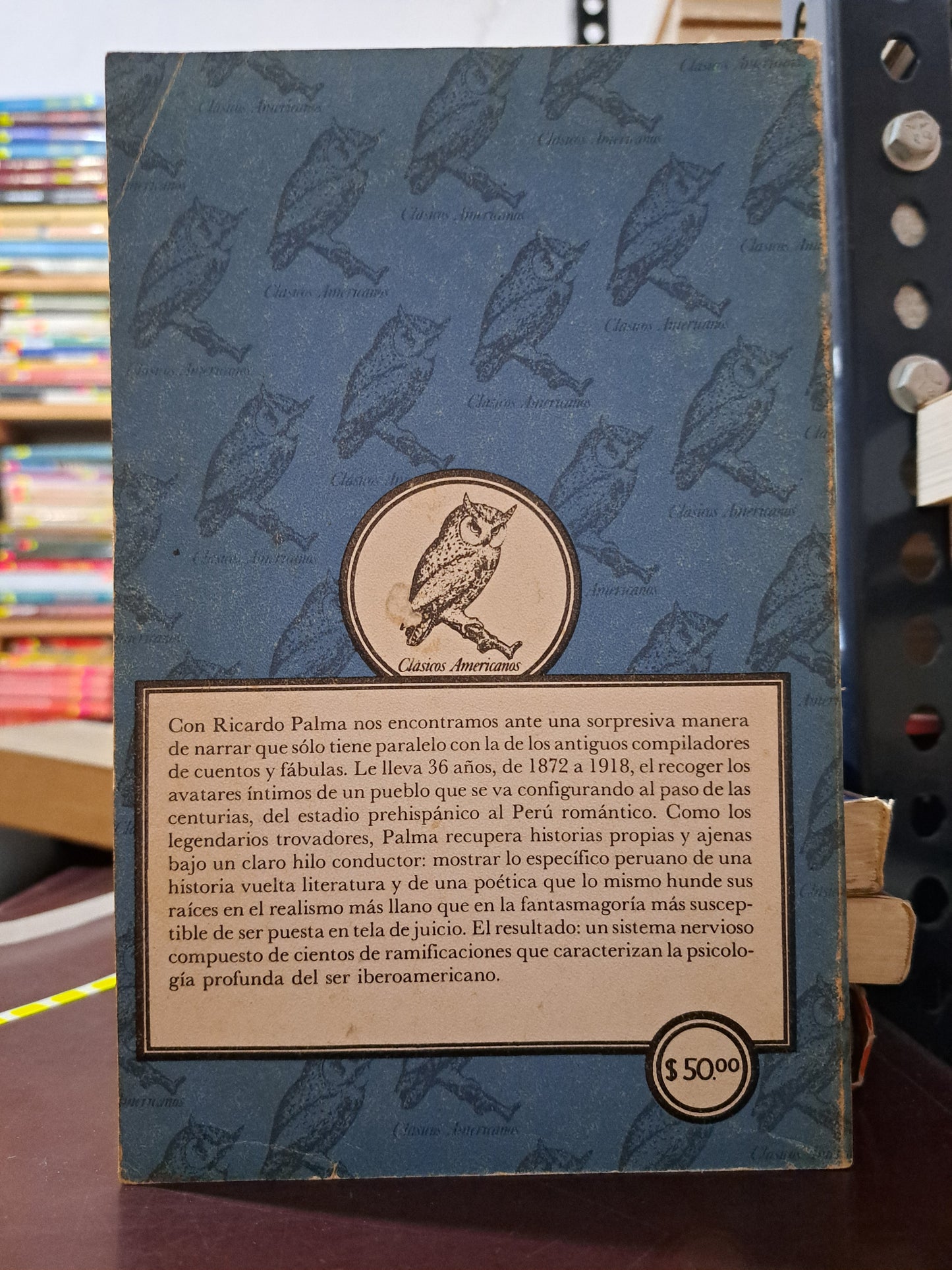 TRADICIONES PERUANAS RICARDO PALMA USADO HISTORIA LITERARIO 305