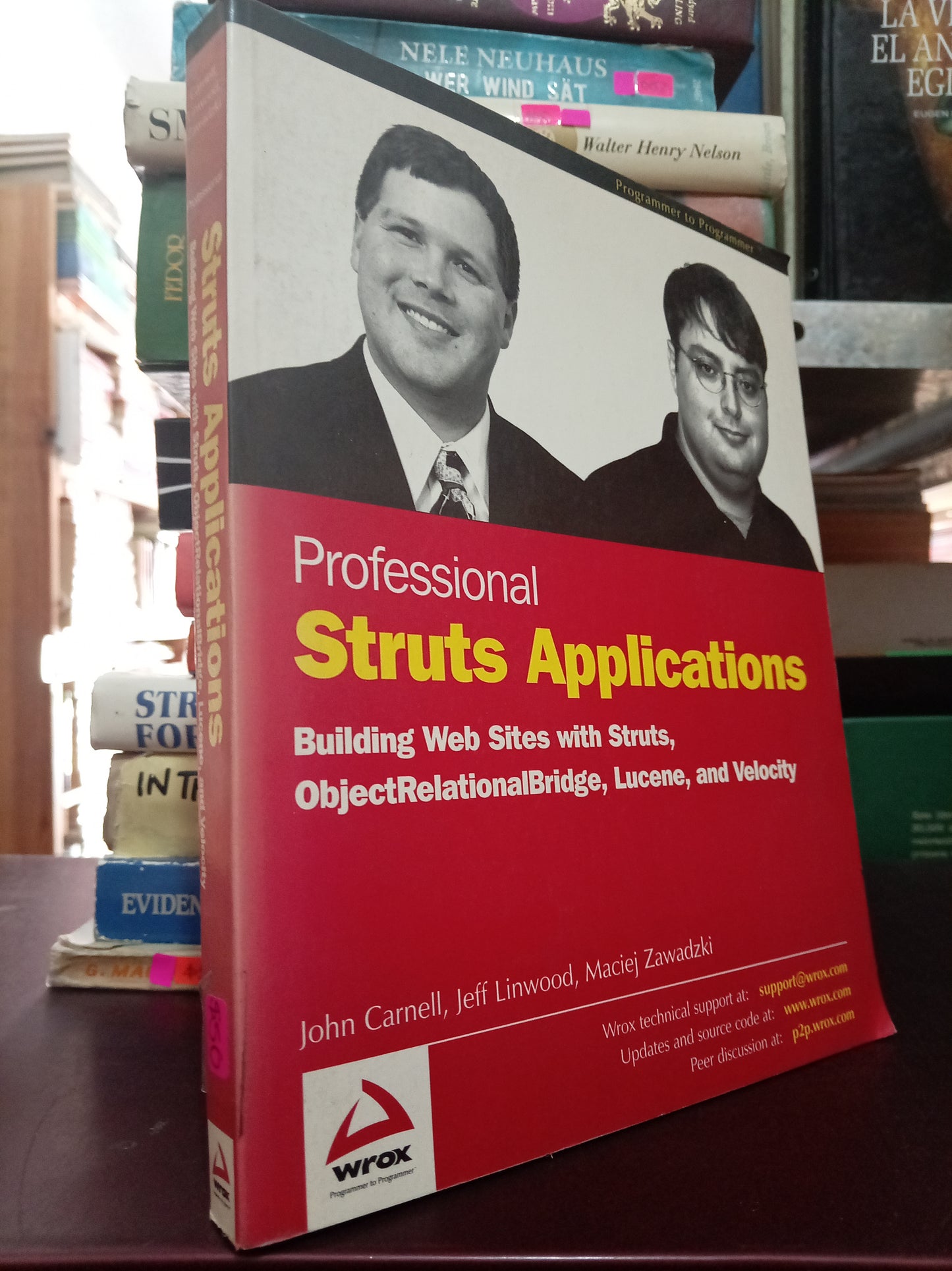 PROFESSIONAL STRUTS APPLICATIONS POR JOHN CARNELL, LEFF LINWOOD, MACIEJ ZAWADZKI USADO IDIOMAS LITERARIO 305