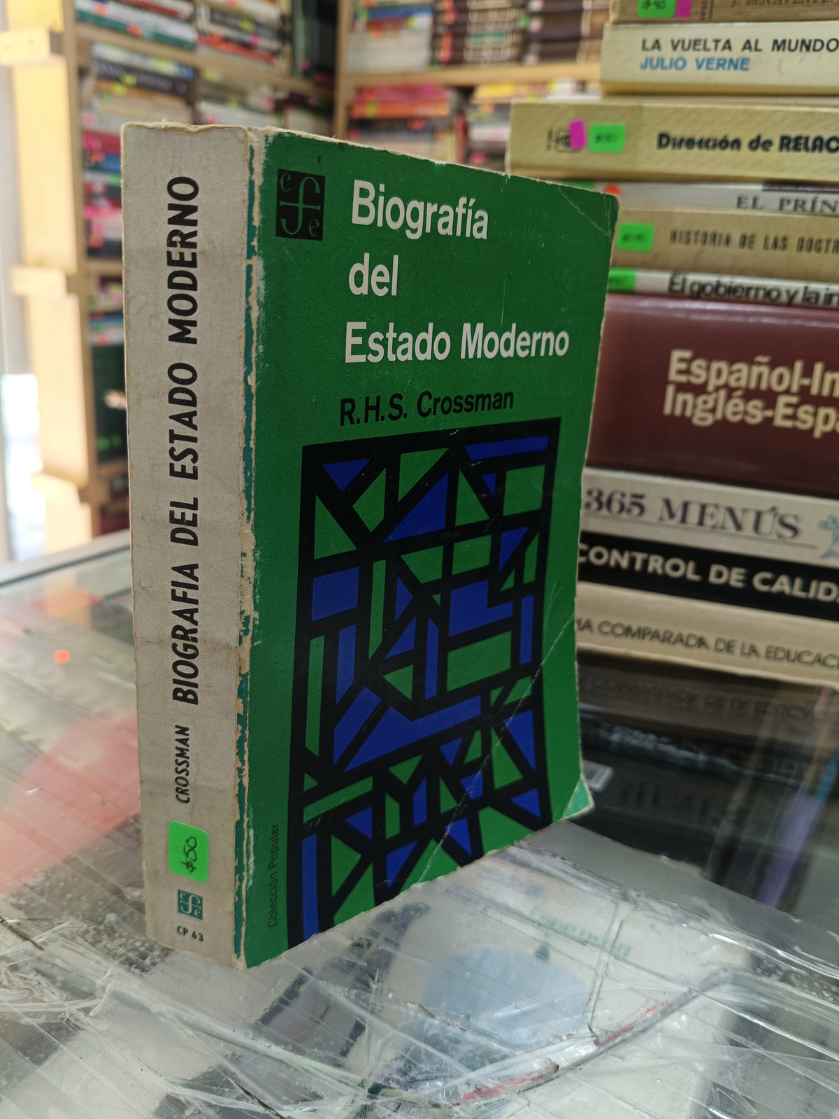 BIOGRAFIA DEL ESTADI MODERNO POR R.H.S CROSSMAN USADO SOCIO JUAREZ 507