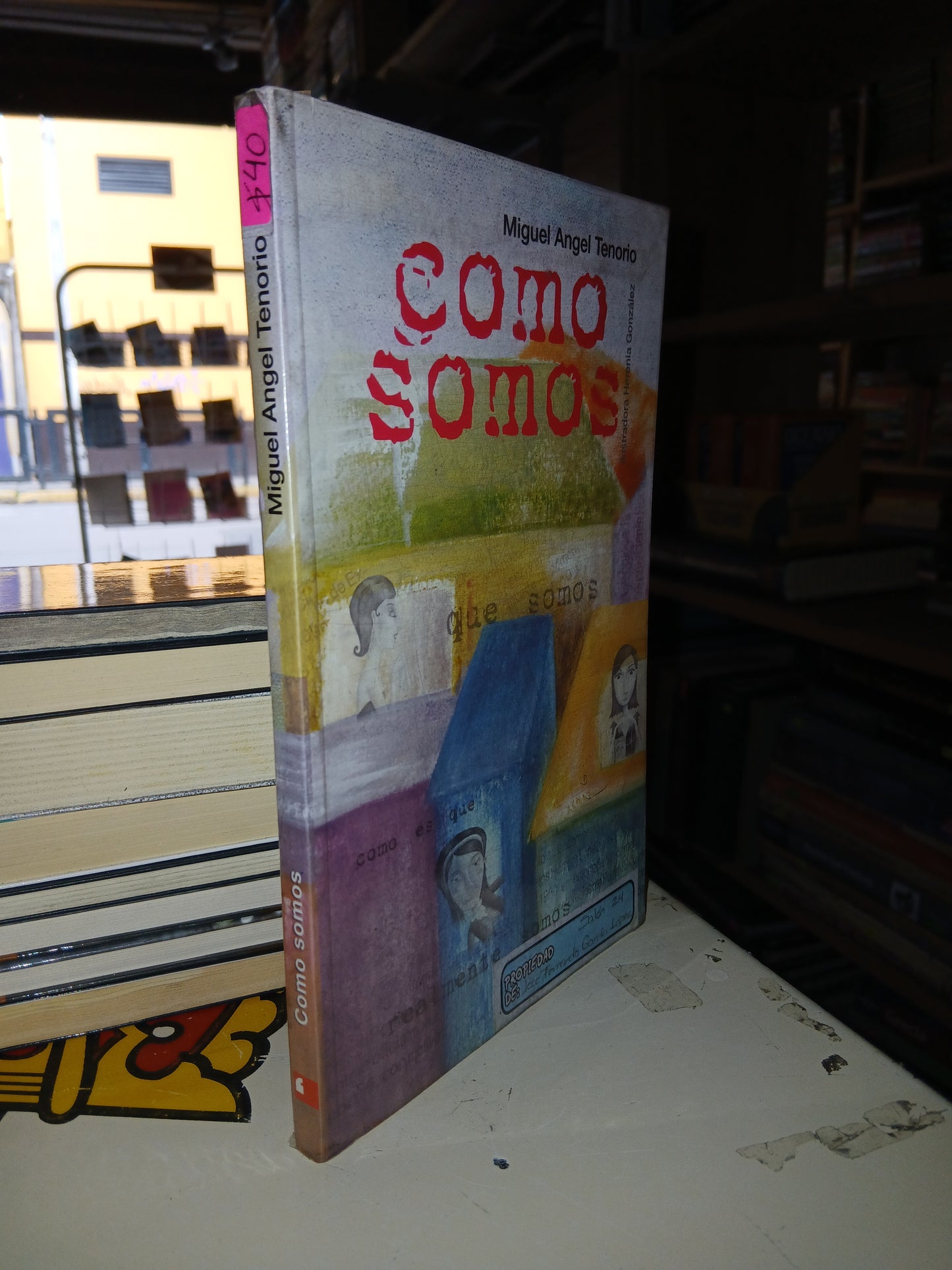 COMO SOMOS POR MIGUEL ÁNGEL TENORIO USADO NOVELA LITERARIO 207