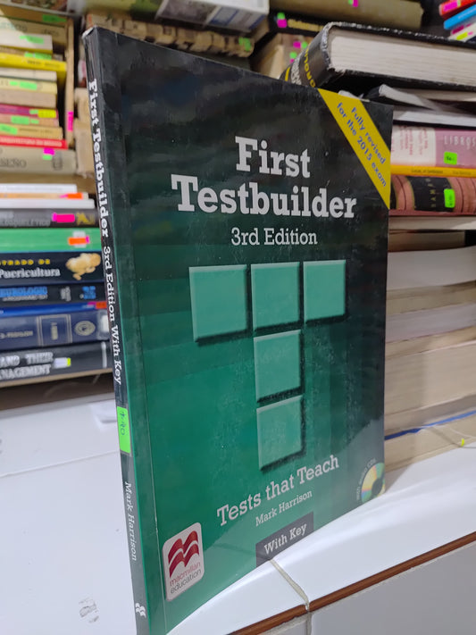 FIRST TESTIBULDIER 3RD EDITION POR MARK HARRISON USADO IDIOMAS JUAREZ 507