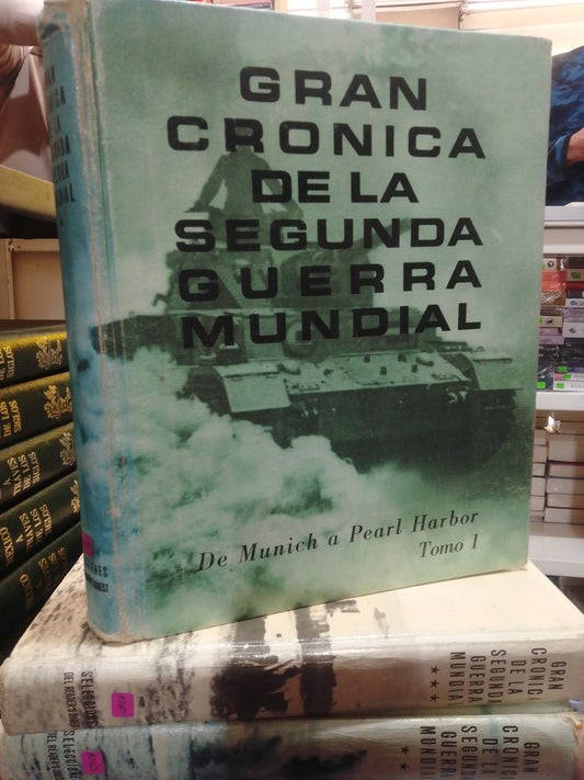 GRAN CRONICA DE LA SEGUNDA GUERRA MUNDIAL 3 TOMOS USADO HISTORIA JUAREZ