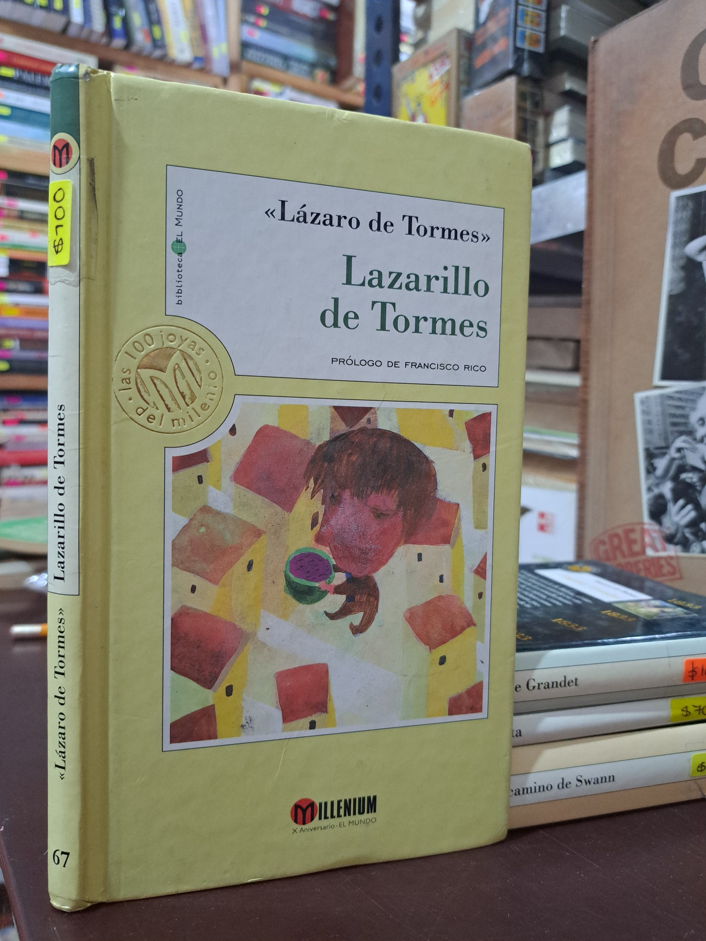 LAZARILLO DE TORMES ANÓNIMO USADO NOVELA LITERARIO 305