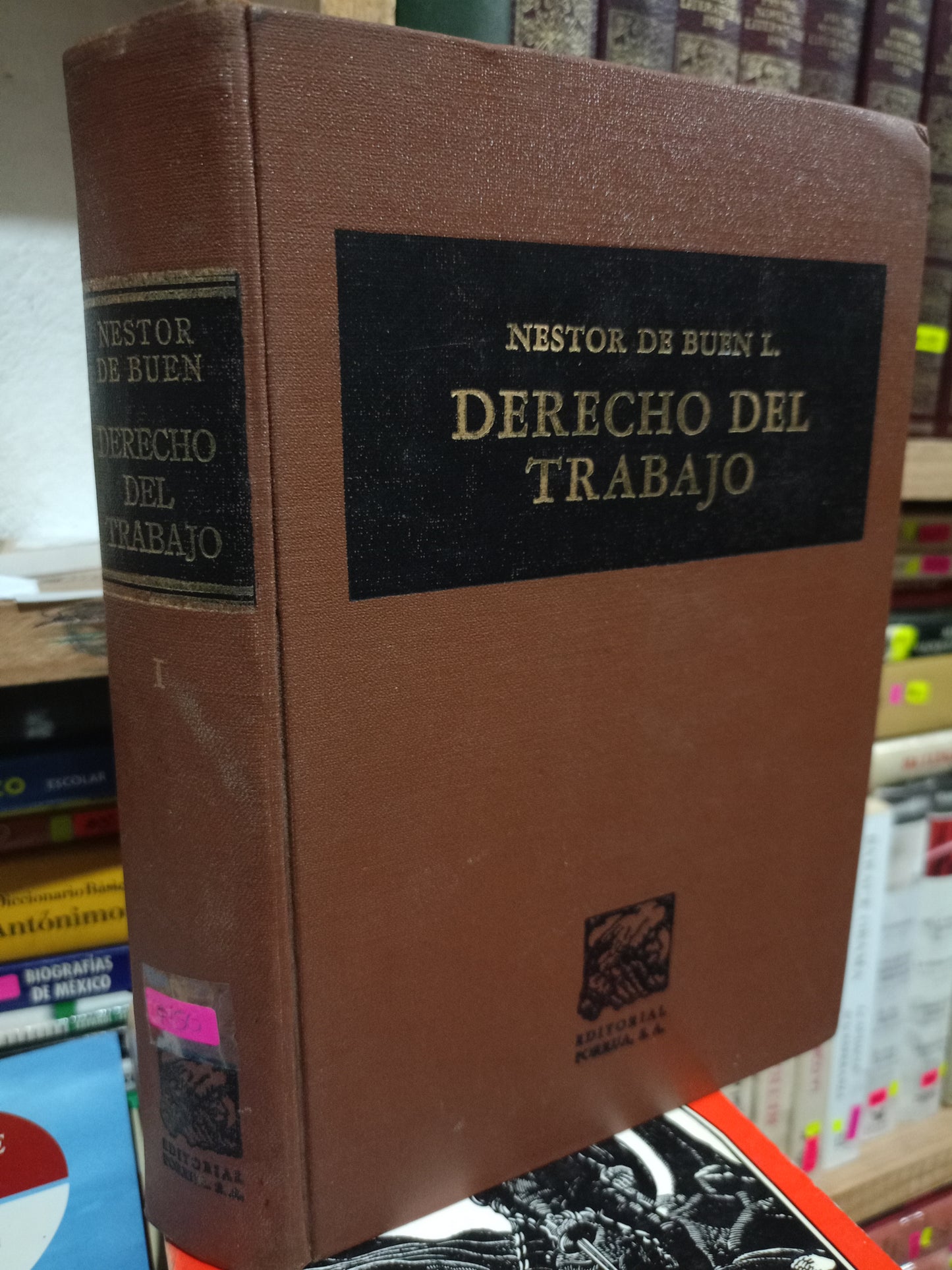 DERECHO DEL TRABAJO POR NESTOR DE BUEN L. USADO DERECHO LITERARIO 305