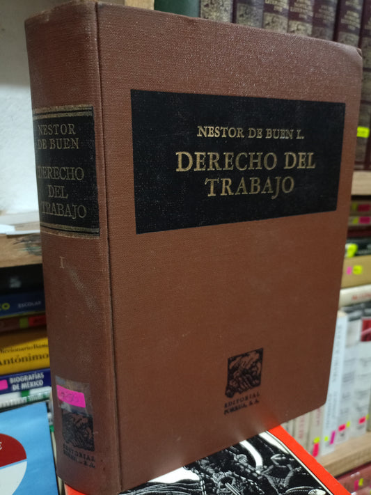 DERECHO DEL TRABAJO POR NESTOR DE BUEN L. USADO DERECHO JUAREZ 515