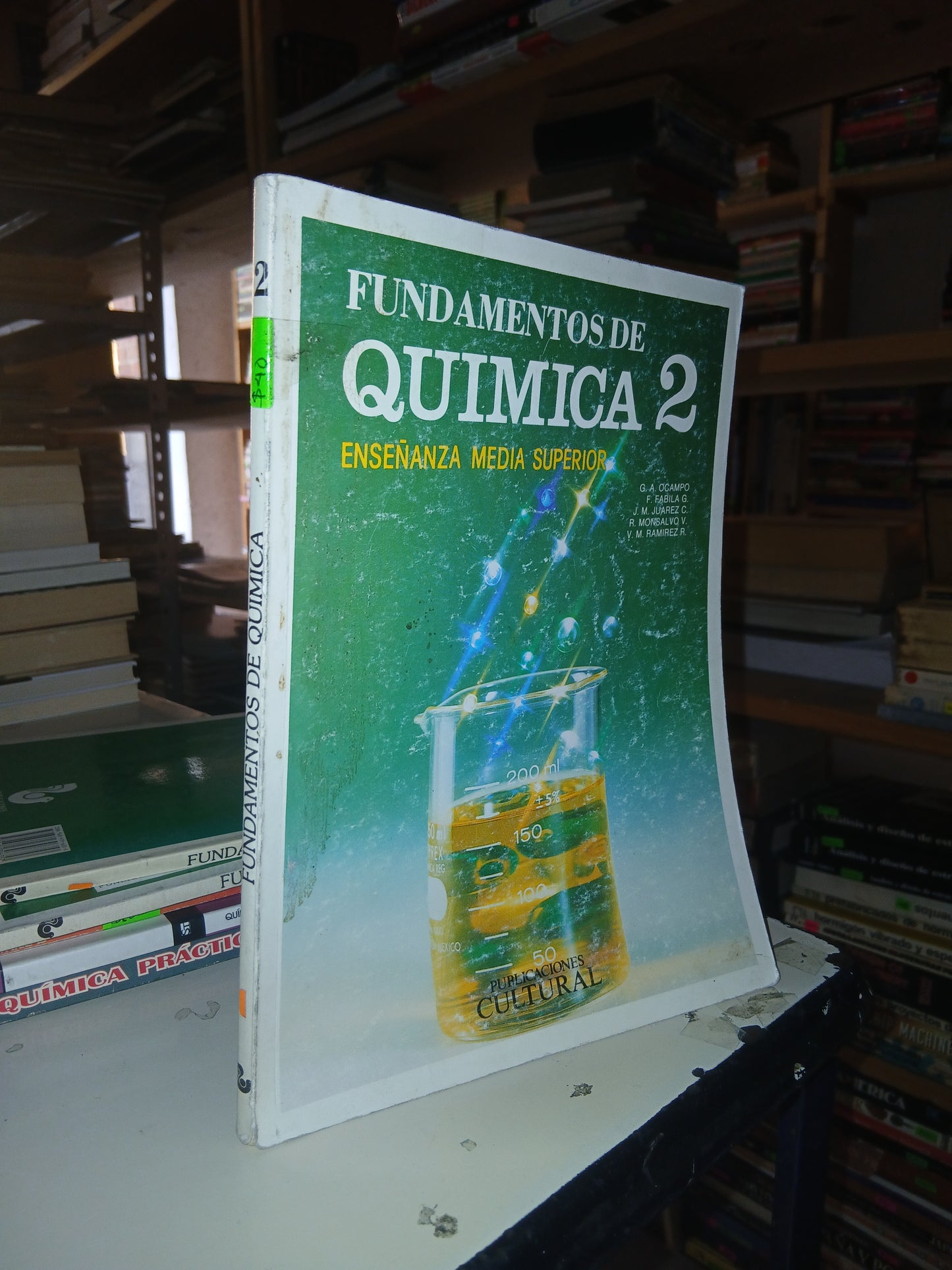 FUNDAMENTOS DE QUÍMICA 2 (ENSEÑANZA MEDIA SUPERIOR) (VARIOS AUTORES) USADO QUÍMICA LITERARIO 207