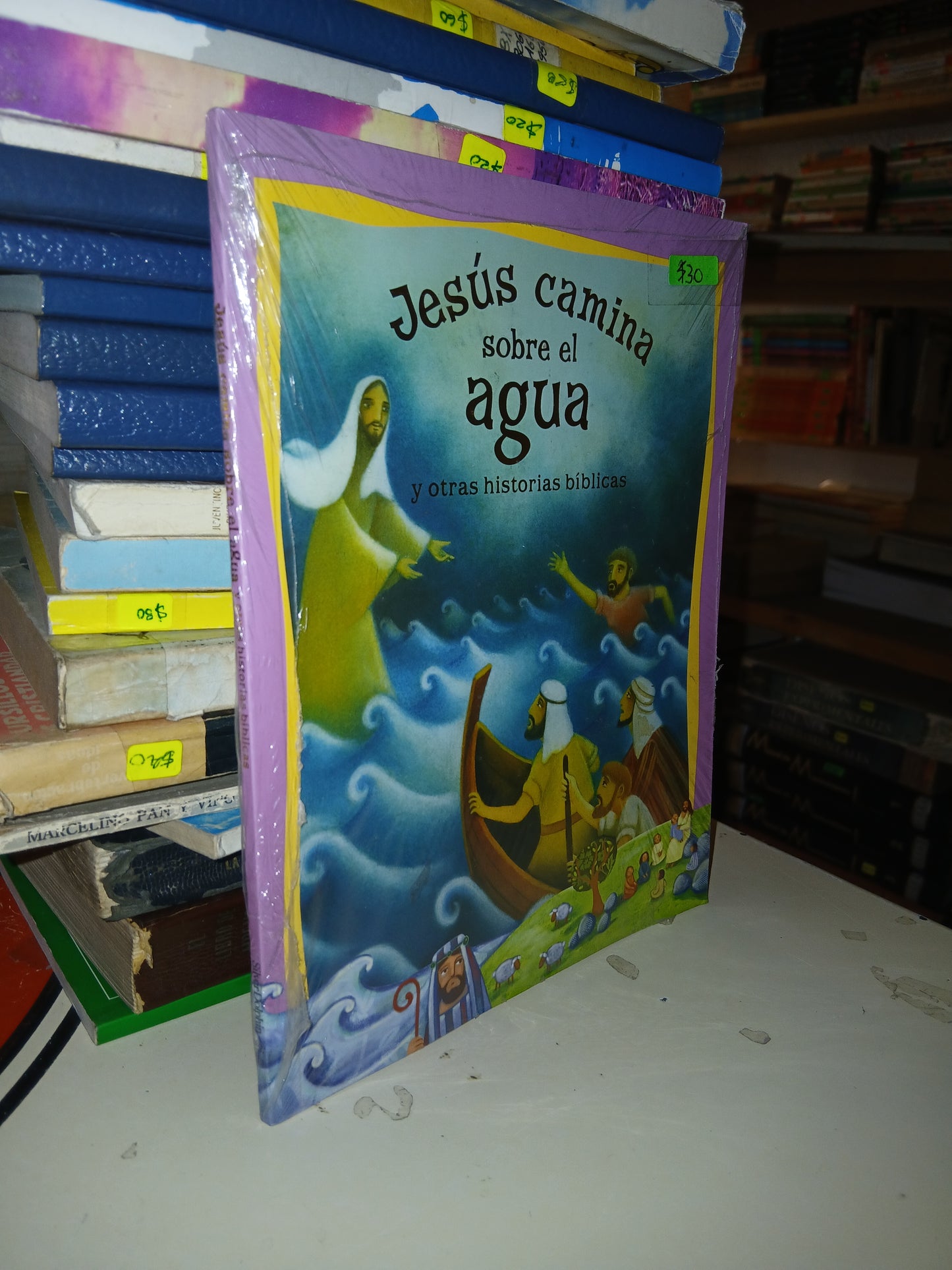 JESÚS CAMINA SOBRE EL AGUA Y OTRAS HISTORIAS BÍBLICAS TRADUCIDO POR SAMANTHA CABALLERO USADO RELIGIÓN LITERARIO 207