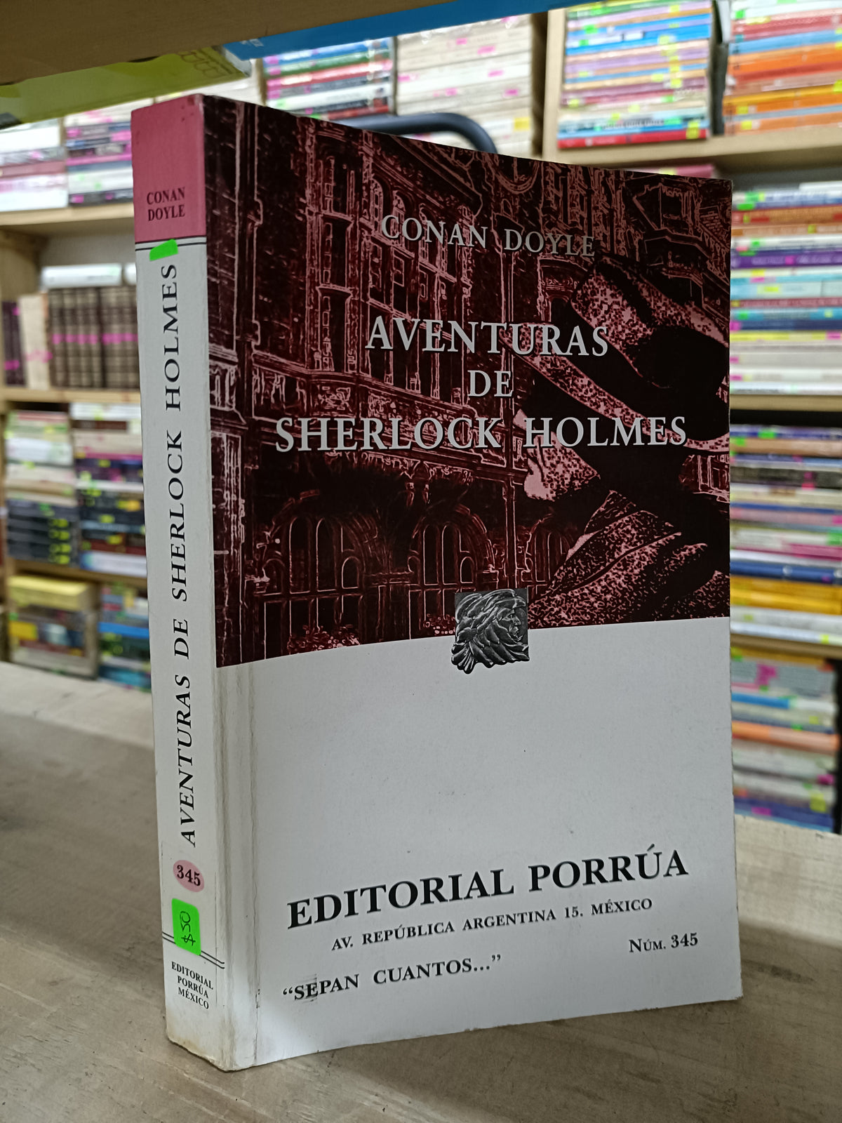 AVENTURAS DE SHERLOCK HOLMES POR CONAN DOYLE USADO NOVELA LITERARIO 207