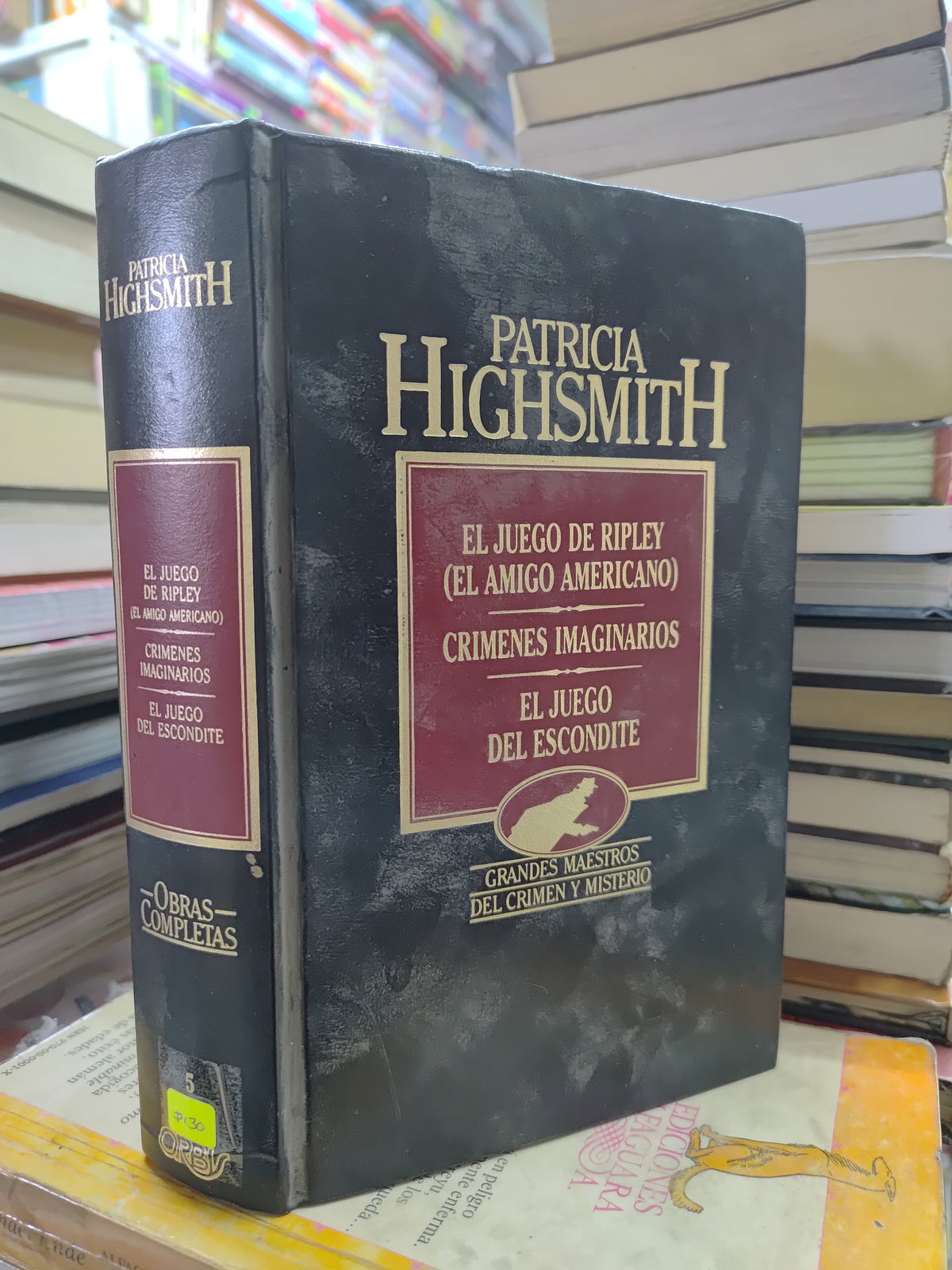 EL JUEGO DE RIPLEY CRIMENES IMAGINARIOS EL JUEGO DEL ESCONDITE POR PATRICIA HIGHSMITH USADO NOVELAS LITERARIO 207