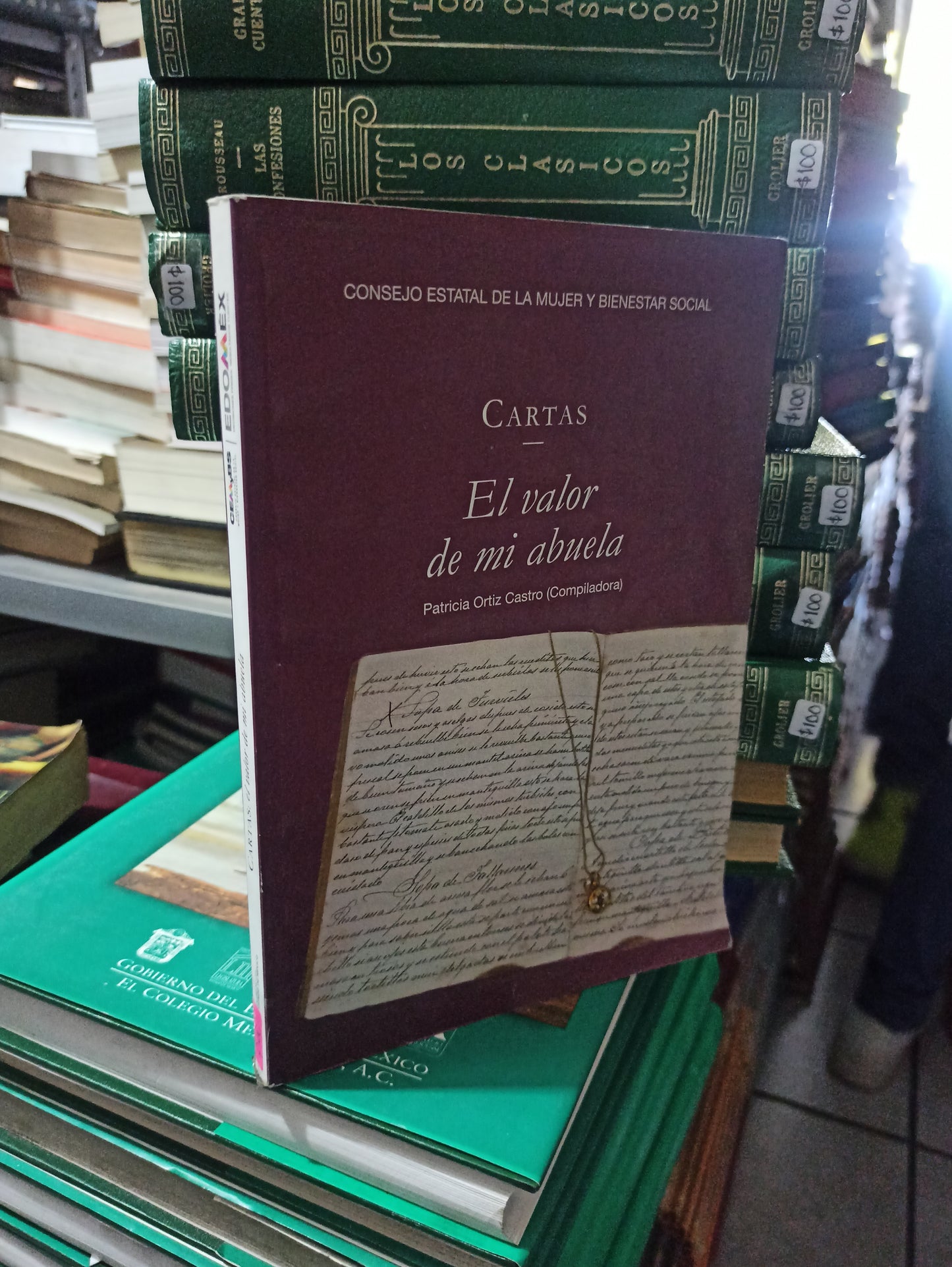 EL VALOR DE MI ABUELA POR PATRICIA ORTIZ CASTRO USADO NOVELAS JUÁREZ