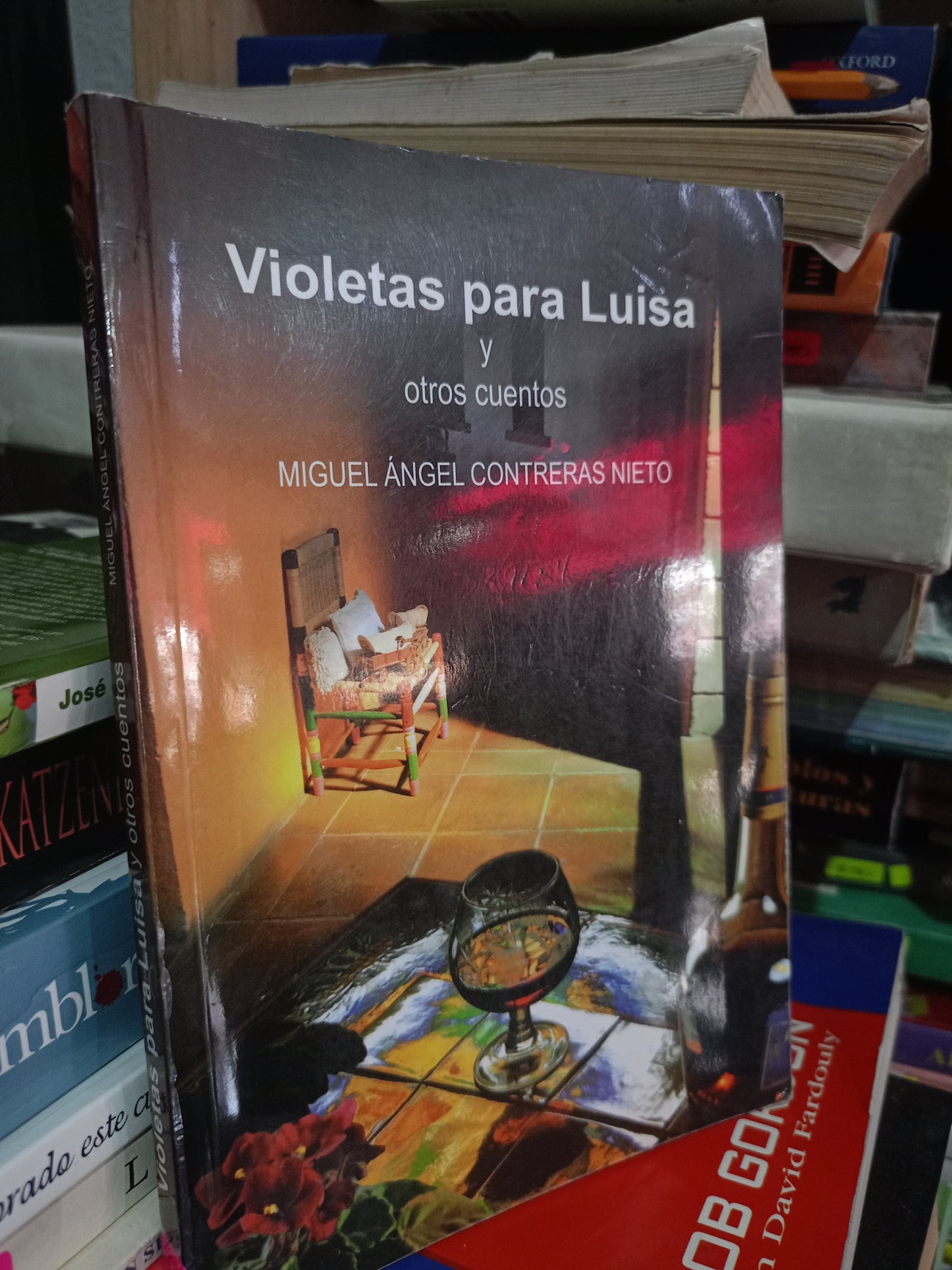 VIOLETAS PARA LUISA Y OTROS CUENTOS POR MIGUEL ANGEL CONTRERAS NIETO USADO NOVELA LITERARIO 305