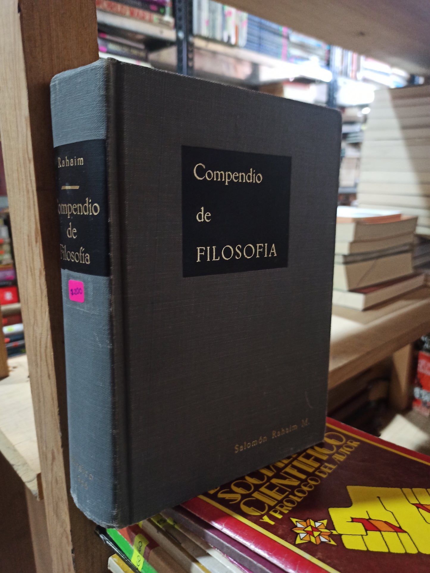 COMPENDIOS DE FILOSOFIA POR SALOMON RAHAIM USADO SOCIOLOGIA ALDAMA