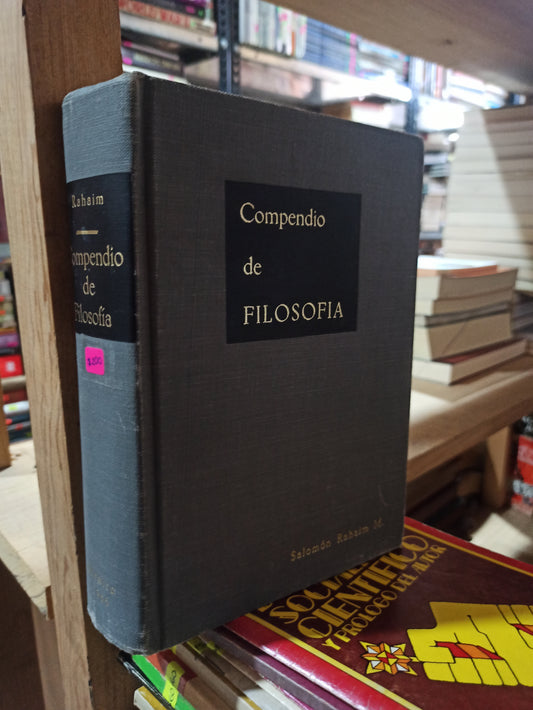 COMPENDIOS DE FILOSOFIA POR SALOMON RAHAIM USADO SOCIOLOGIA ALDAMA